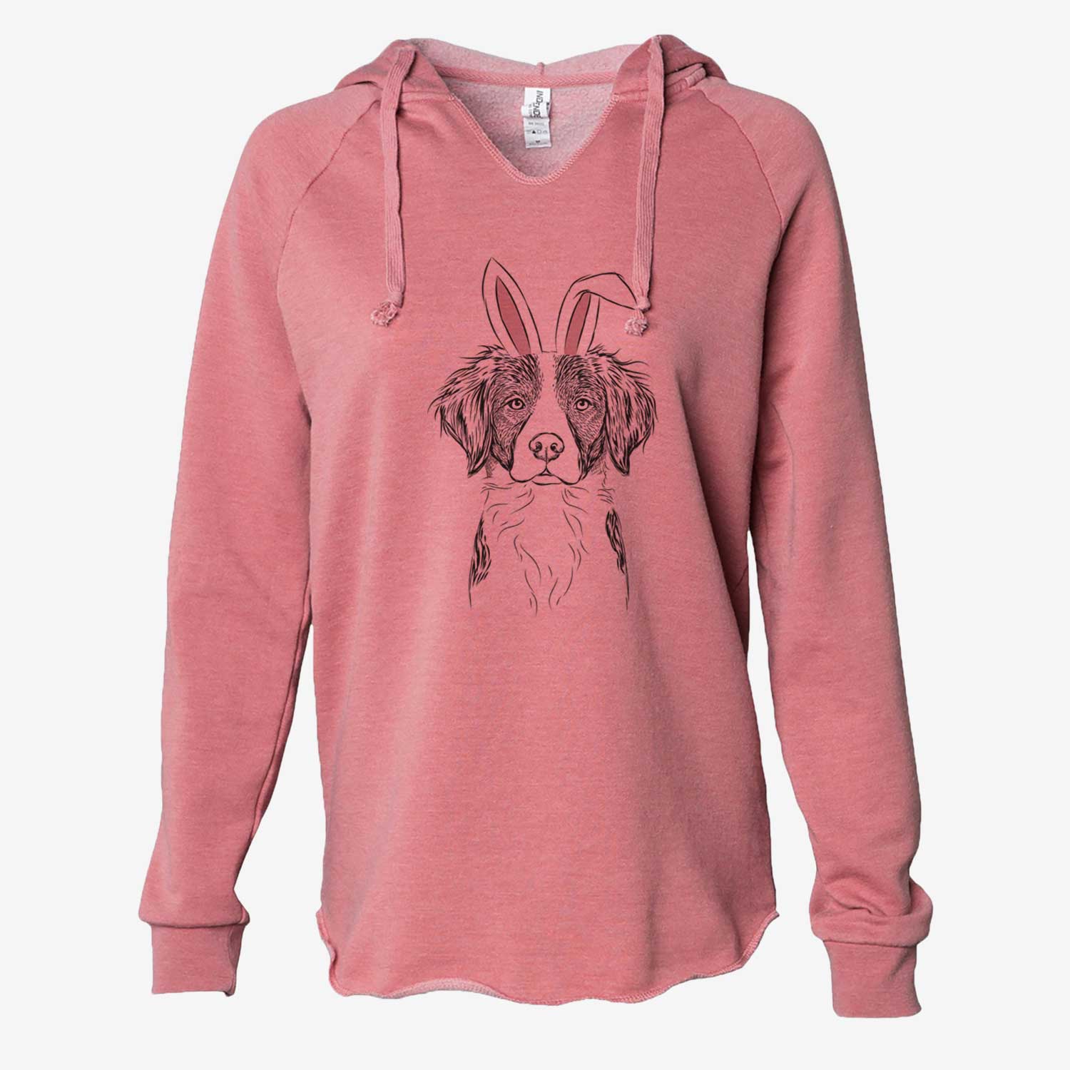 Easter Remi the Brittany - Cali Wave Hooded Sweatshirt - Image 6