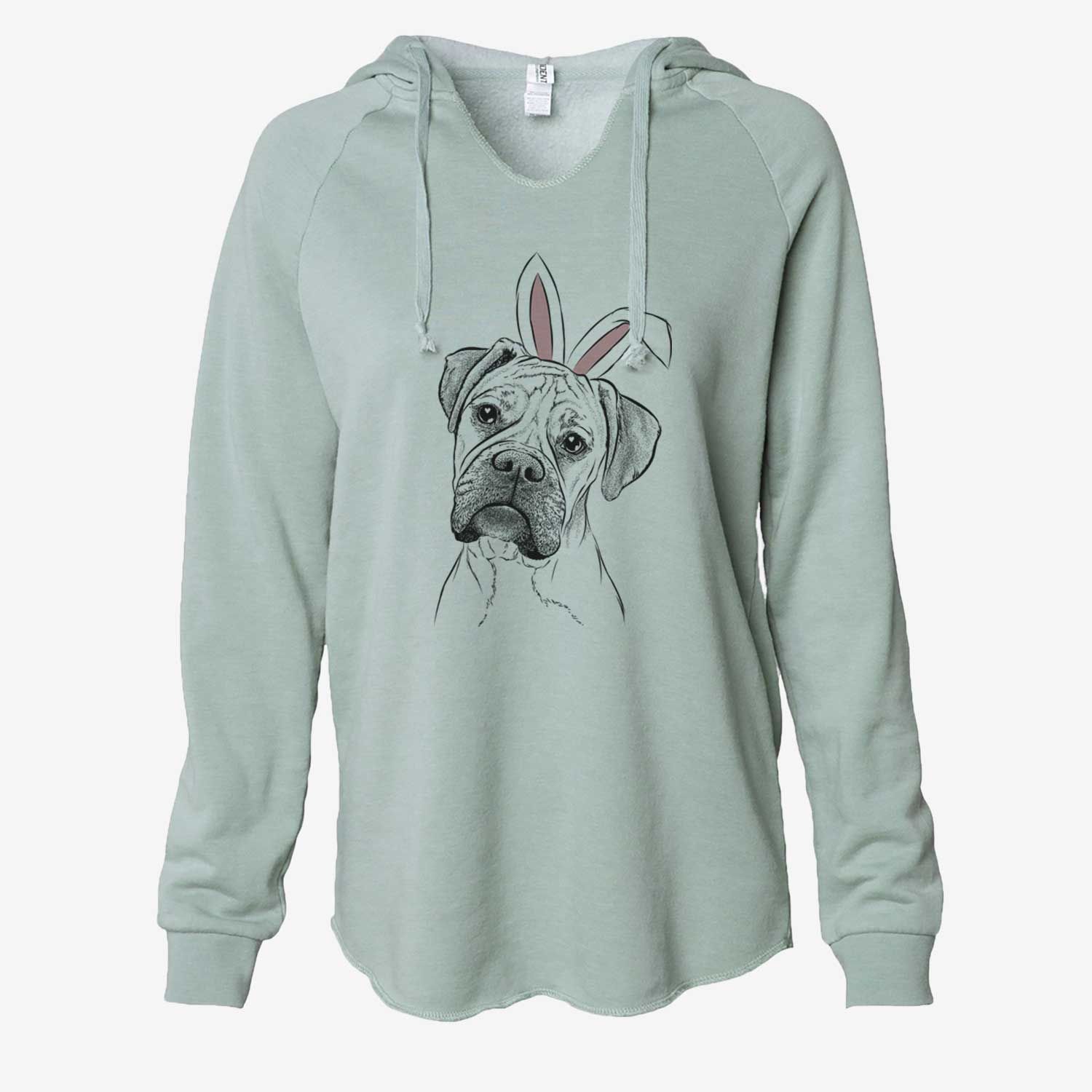 Easter Reuby the Boxer - Cali Wave Hooded Sweatshirt - Image 7