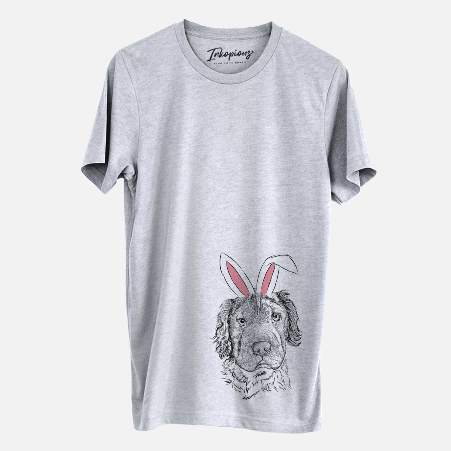 Easter Rex the Mini Hippo - Unisex Crewneck - Image 2