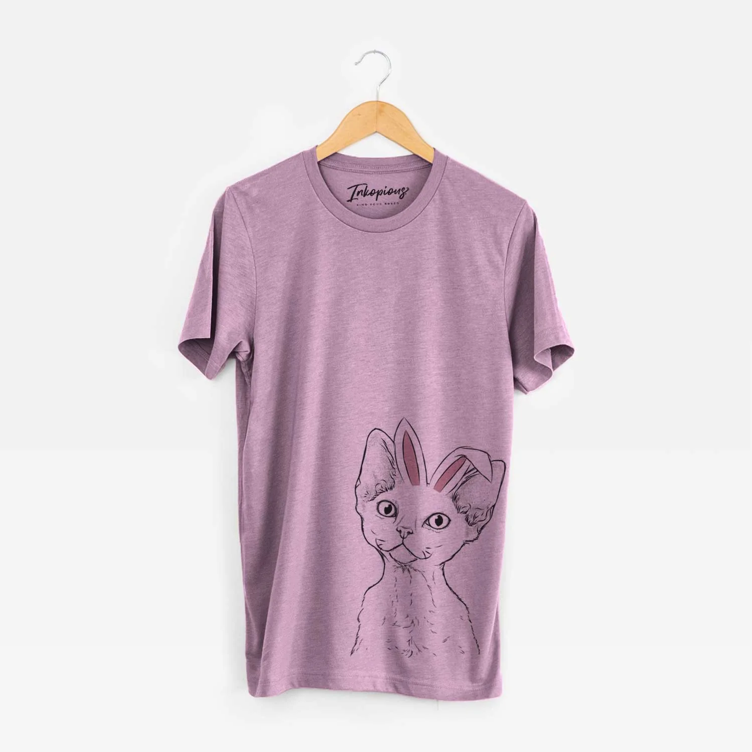 Easter Ripley the Devon Rex Cat - Unisex Crewneck - Image 4
