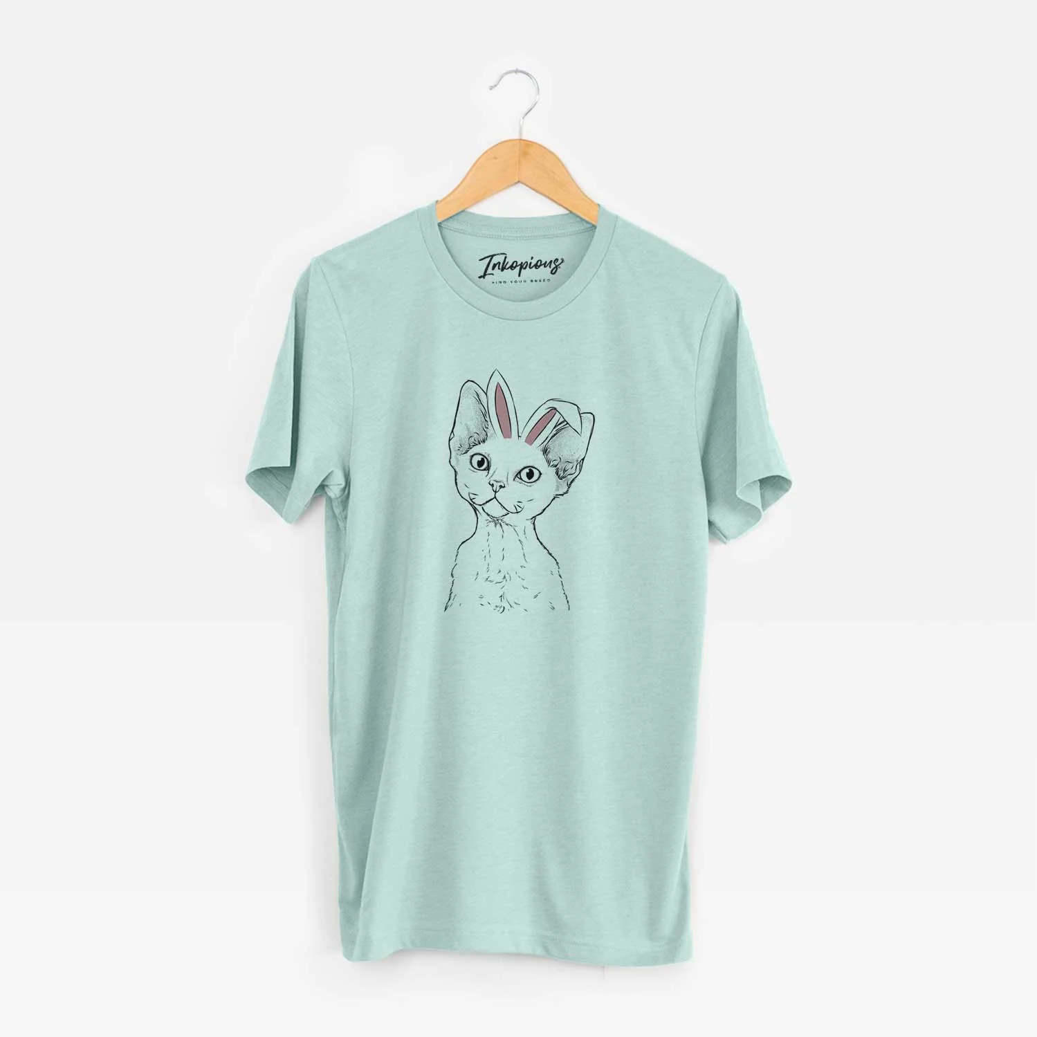 Easter Ripley the Devon Rex Cat - Unisex Crewneck - Image 9