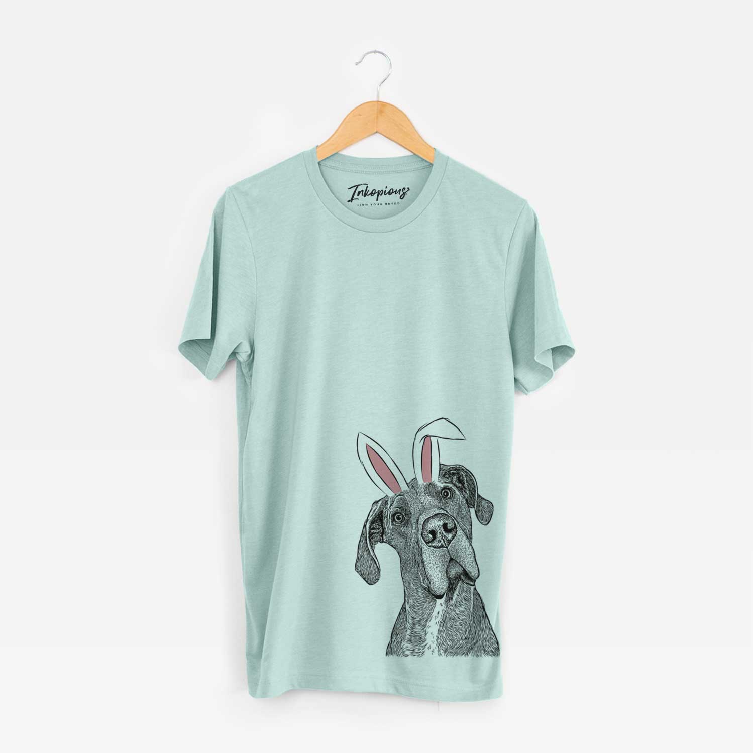 Easter River the Great Dane - Unisex Crewneck - Image 5
