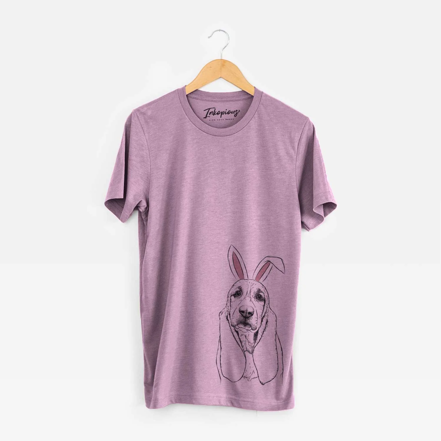 Easter Rolo the Basset Hound - Unisex Crewneck - Image 4