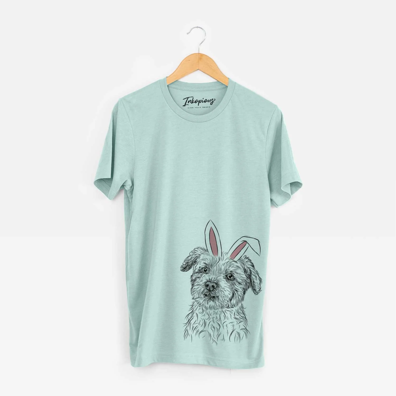 Easter Roxie the Schnauzer Shih Tzu Mix - Unisex Crewneck - Image 5