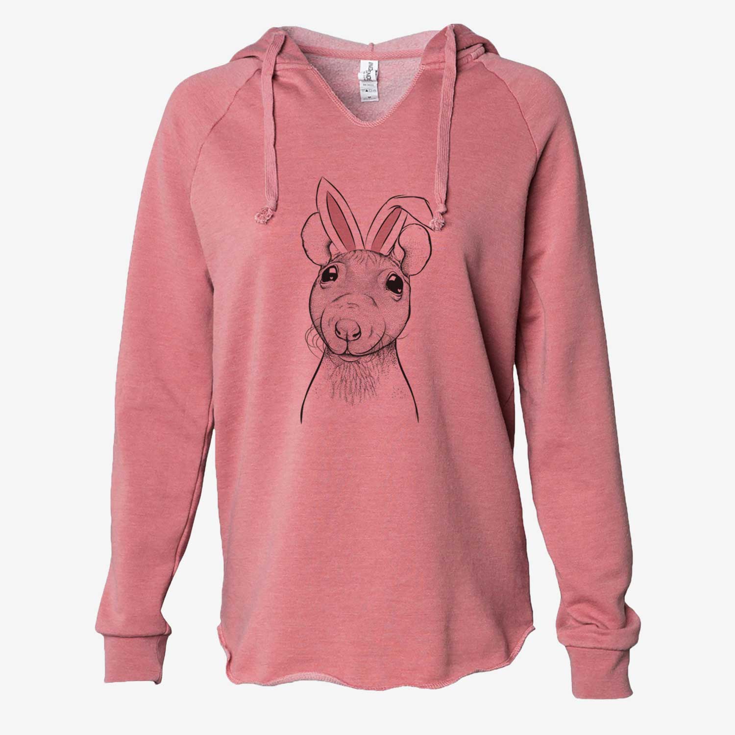 Easter Ruthie the Hairless Rat - Cali Wave Hooded Sweatshirt - Image 6