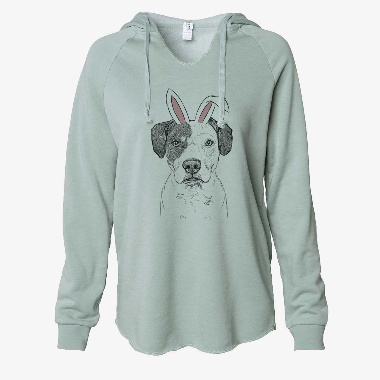Easter Ryleigh the Beagle Pitbull Mix - Cali Wave Hooded Sweatshirt - Image 7