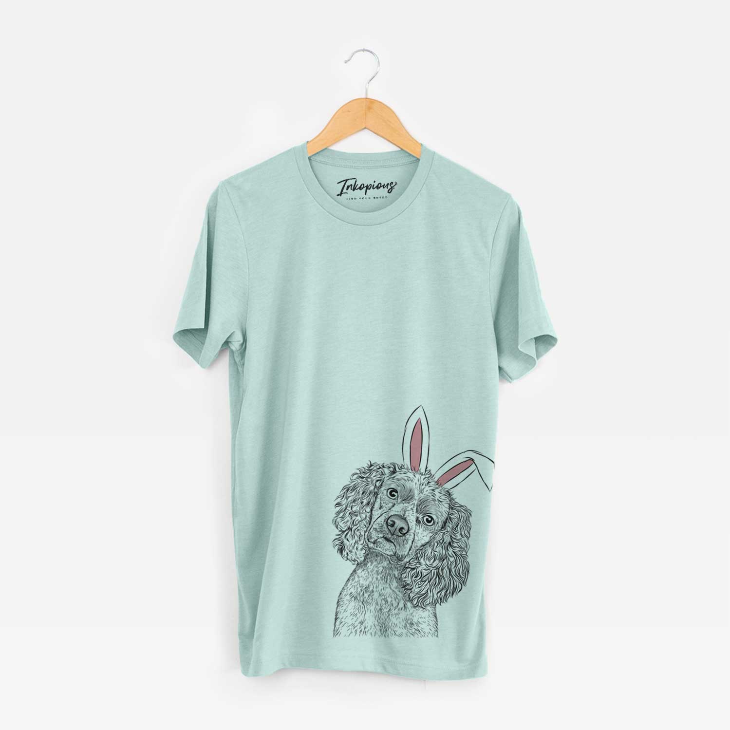Easter Sadie the Cocker Spaniel - Unisex Crewneck - Image 5