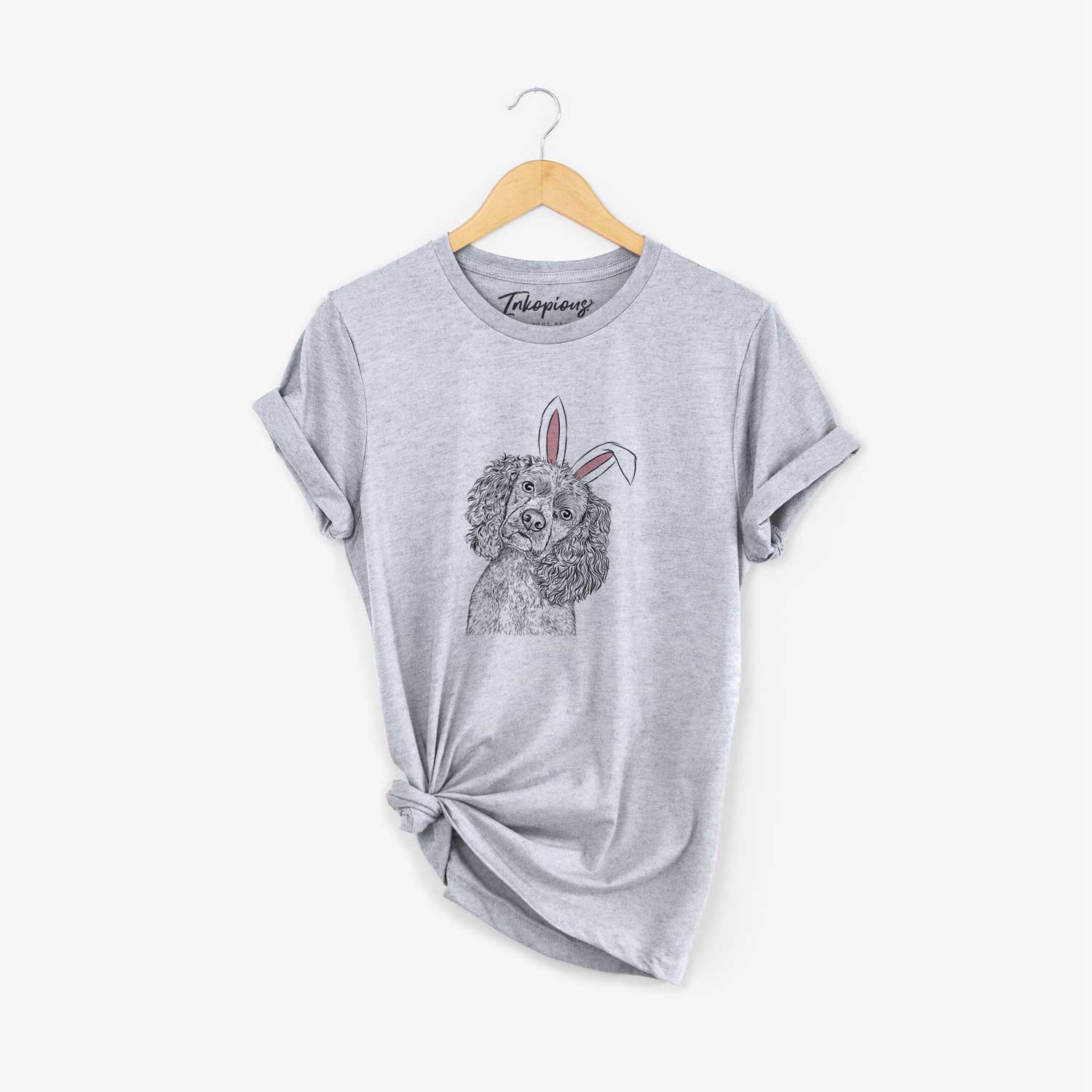 Easter Sadie the Cocker Spaniel - Unisex Crewneck - Image 6