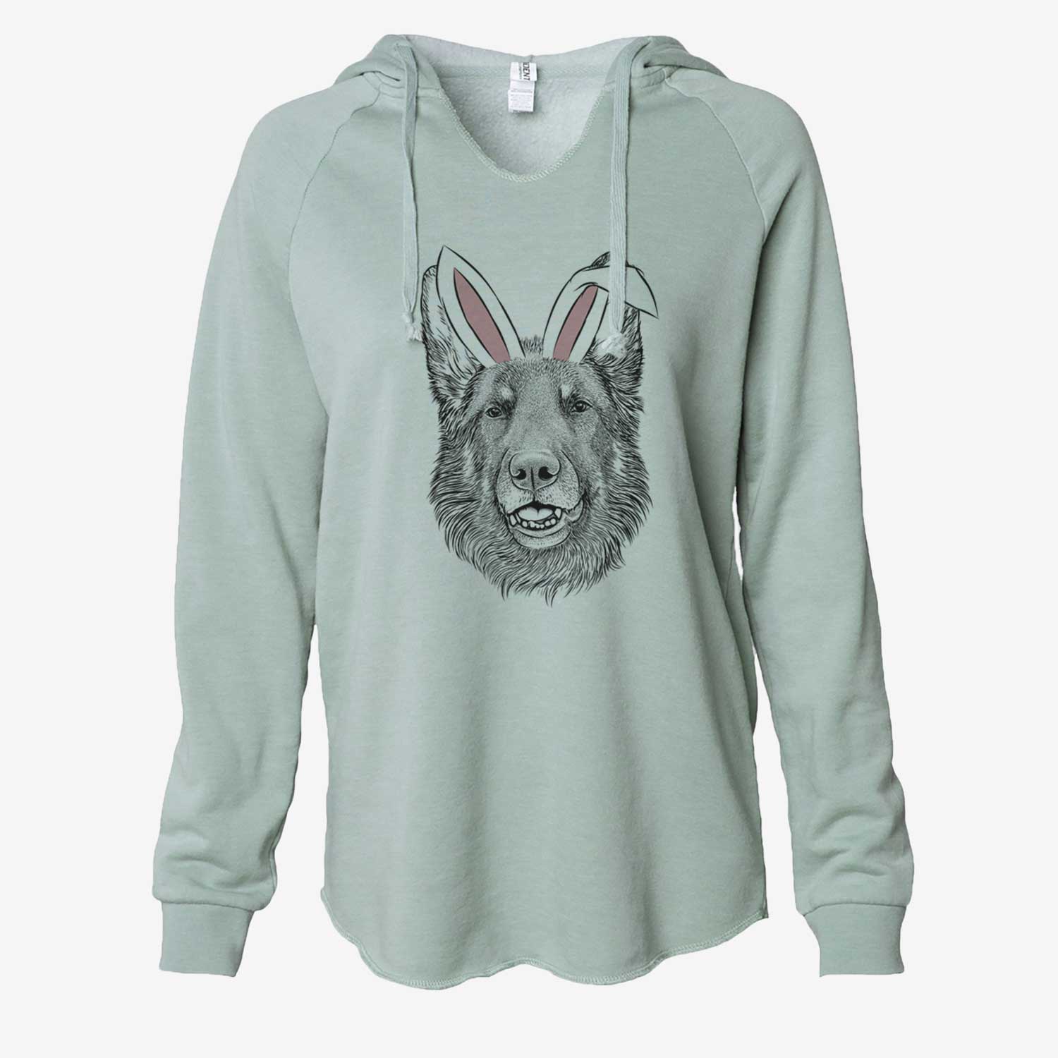 Easter Sammie the German Shepherd - Cali Wave Hooded Sweatshirt - Image 7