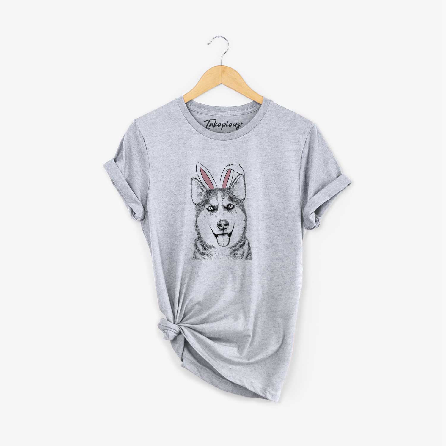 Easter Sesi the Siberian Husky - Unisex Crewneck - Image 6