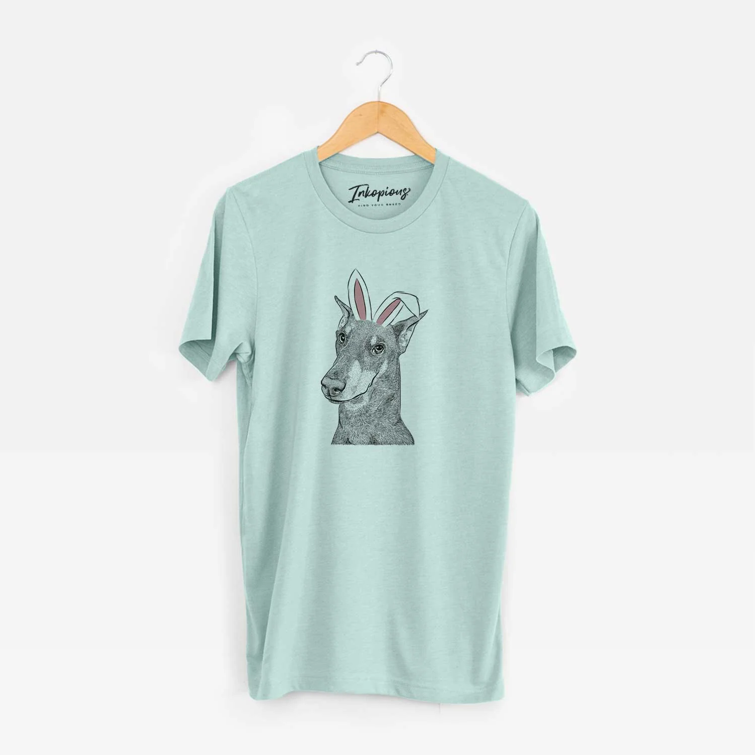 Easter Shelby the Doberman Pinscher - Unisex Crewneck - Image 9