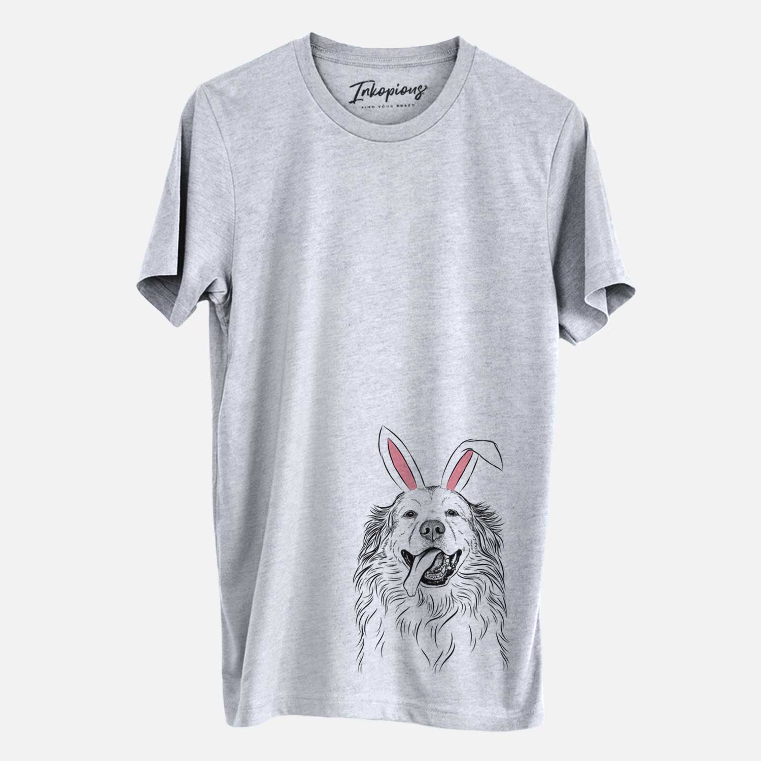 Easter Shooter the Golden Retriever - Unisex Crewneck - Image 2