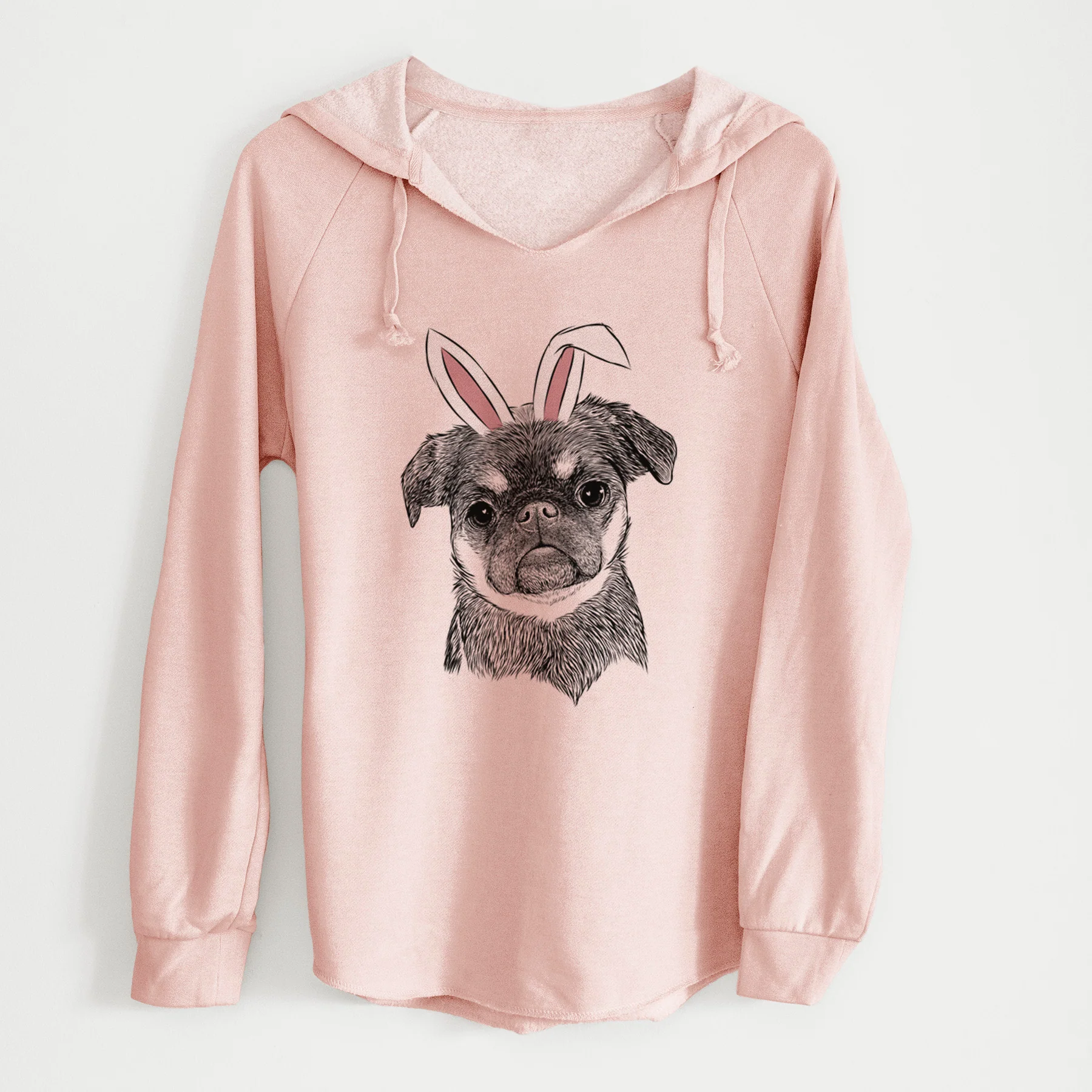 Easter Simone the Brussels Griffon - Cali Wave Hooded Sweatshirt - Image 5