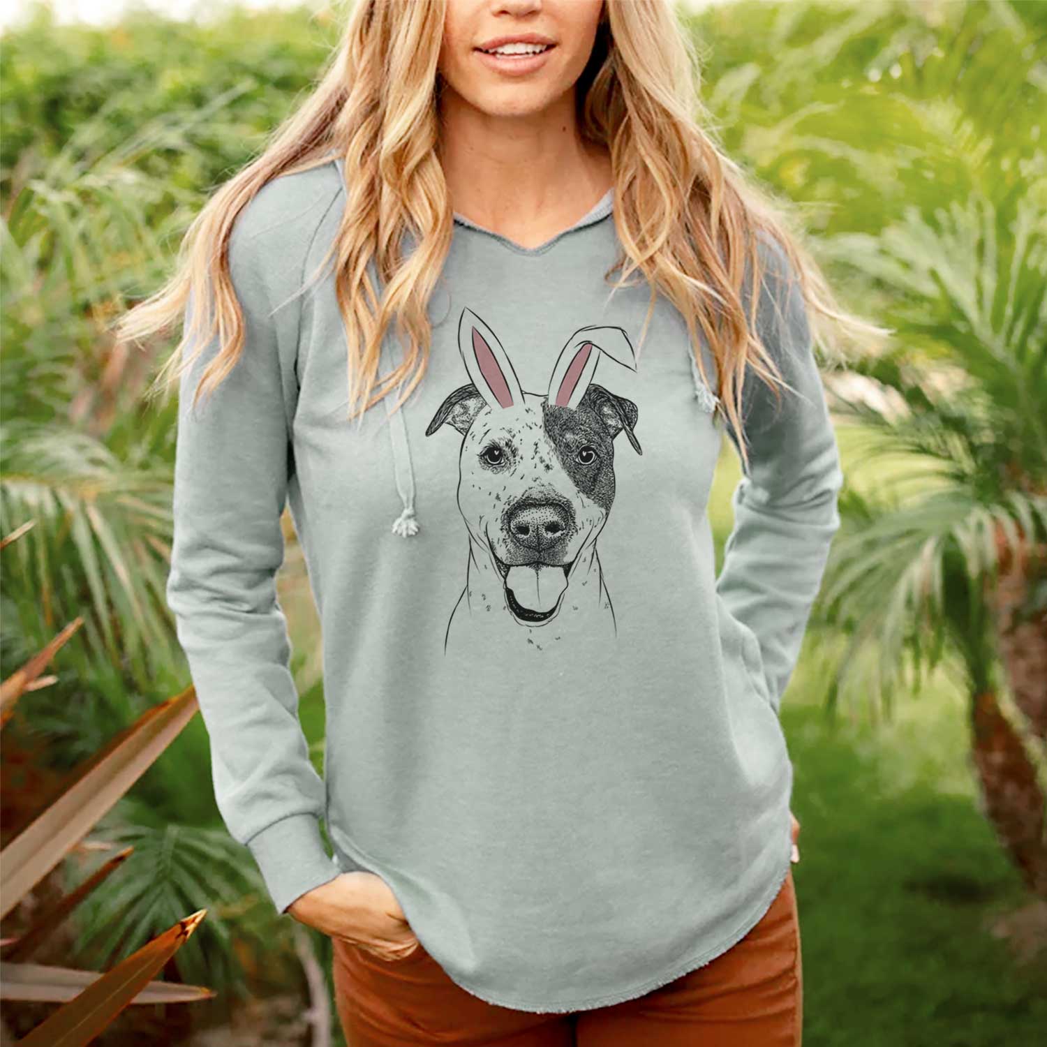 Easter Simon the Mixed Breed - Cali Wave Hooded Sweatshirt - Image 3