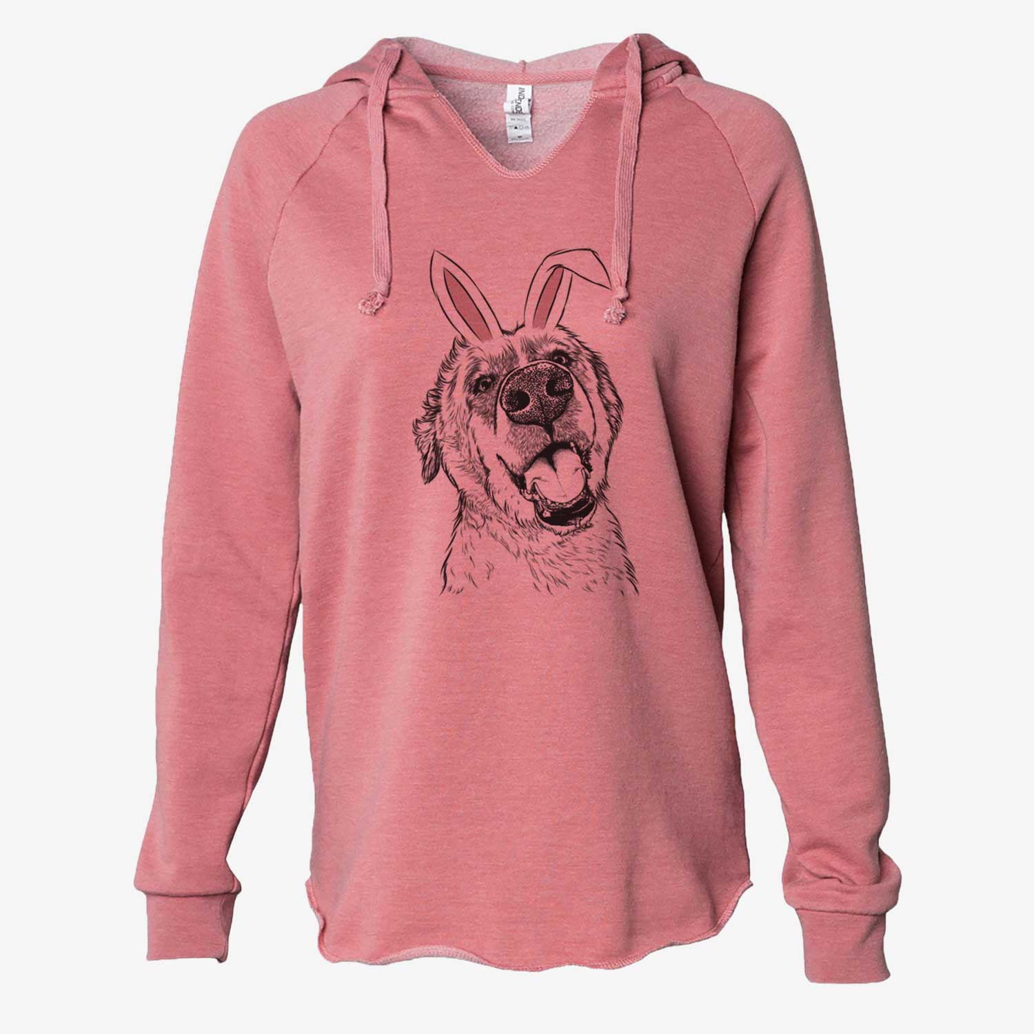 Easter Happy Smokey Jam the Middle Eastern Village Dog - Cali Wave Hooded Sweatshirt - Image 6