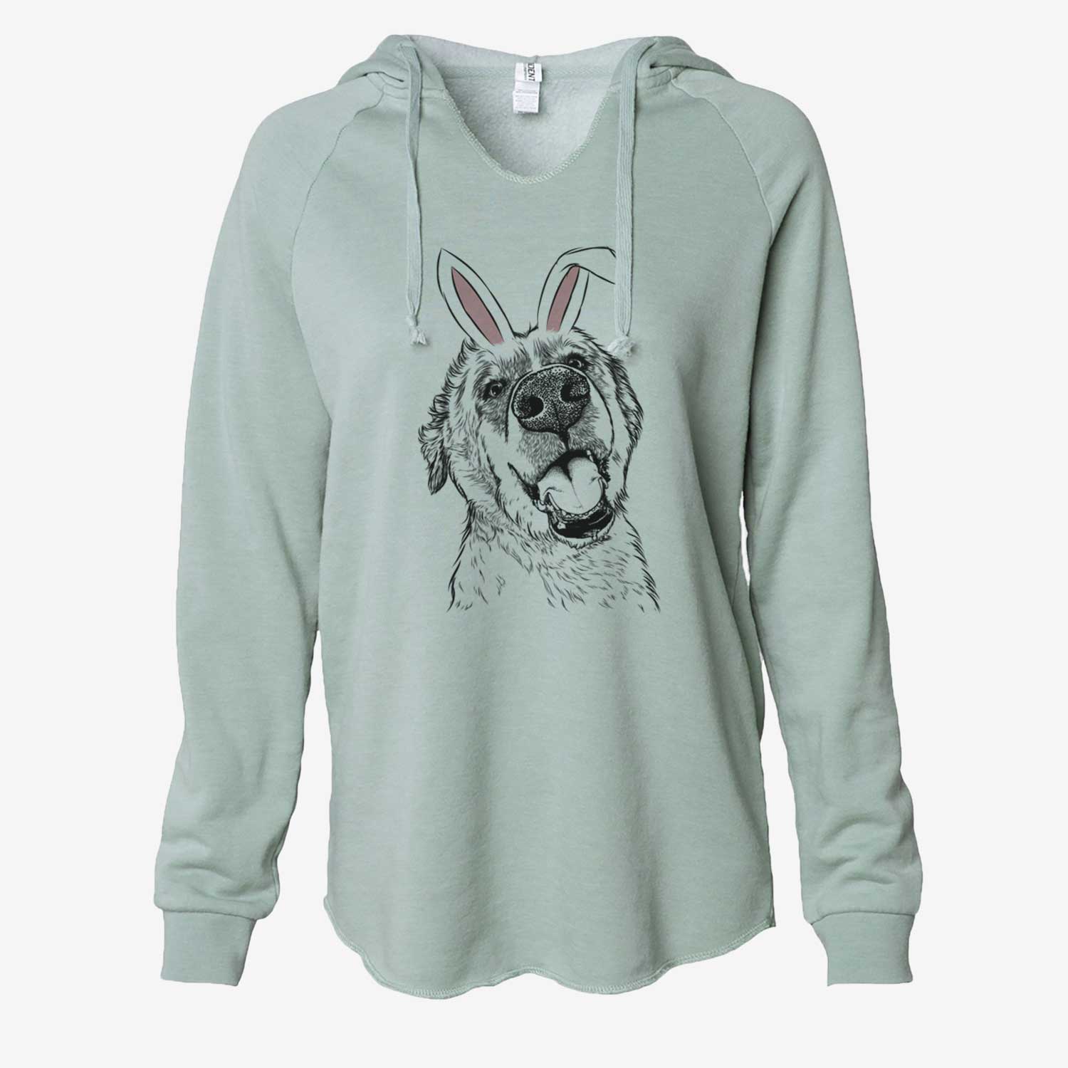 Easter Happy Smokey Jam the Middle Eastern Village Dog - Cali Wave Hooded Sweatshirt - Image 7