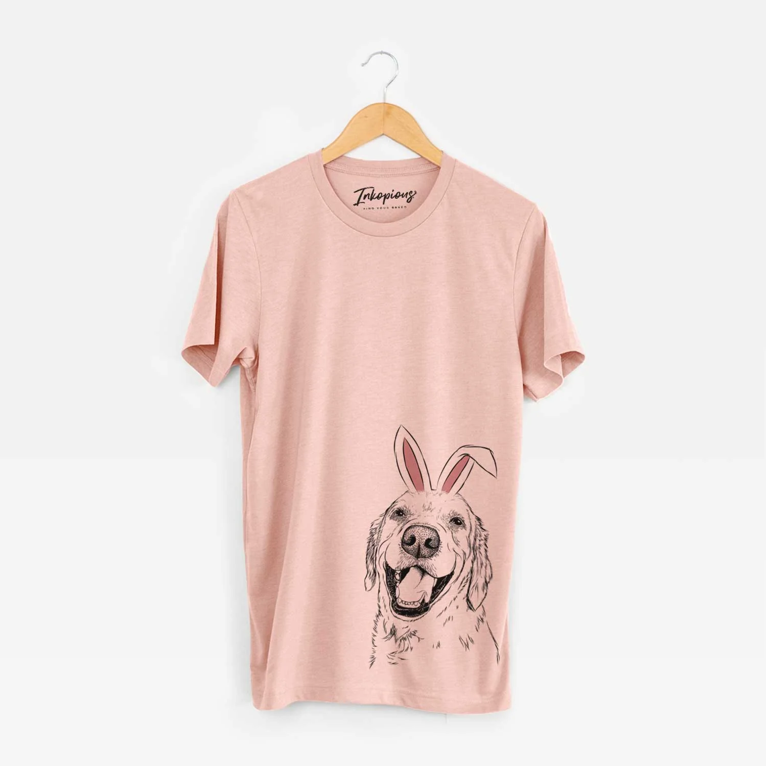 Easter Spanky the Golden Retriever - Unisex Crewneck - Image 3