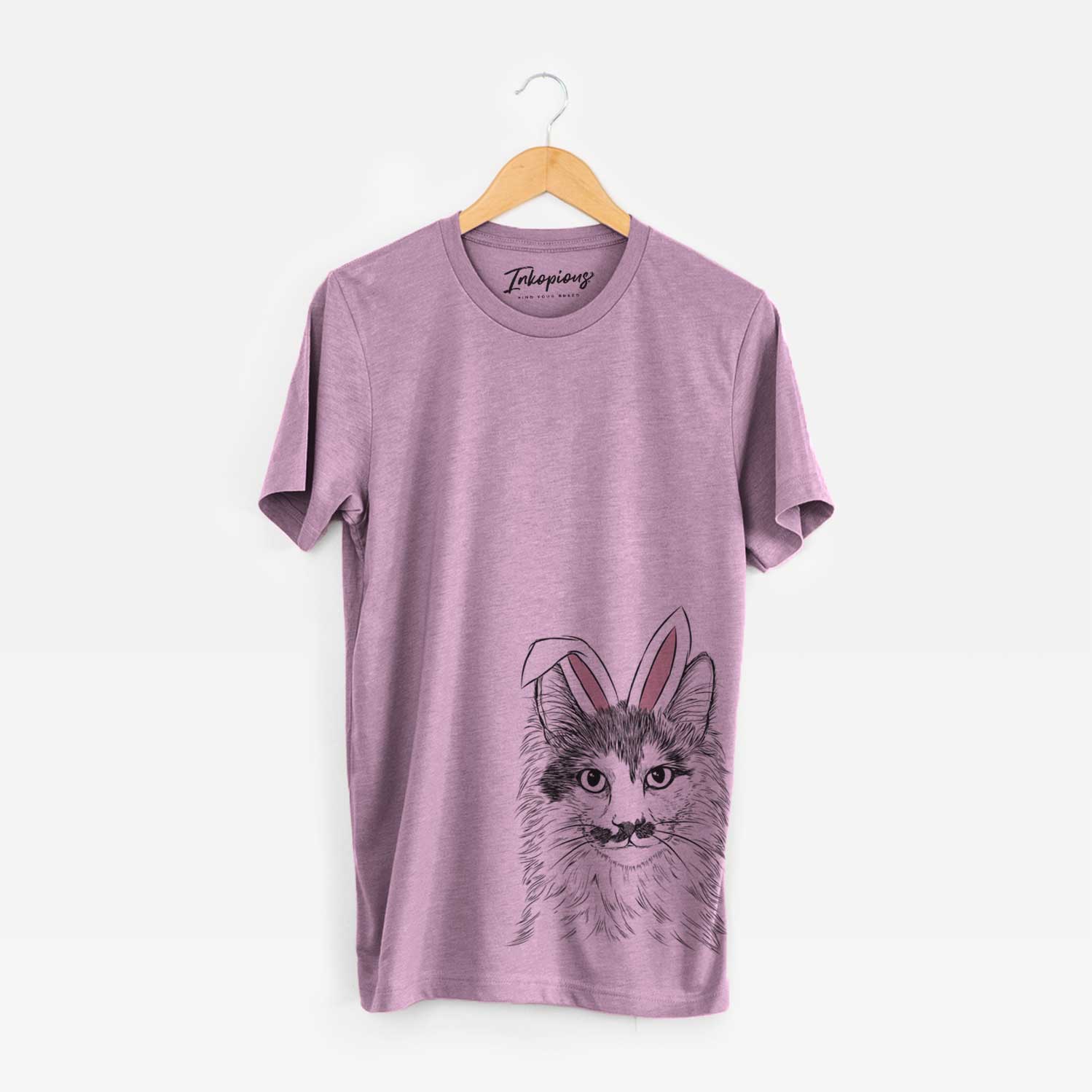 Easter Stache the Longhaired Mustard Cat - Unisex Crewneck - Image 4