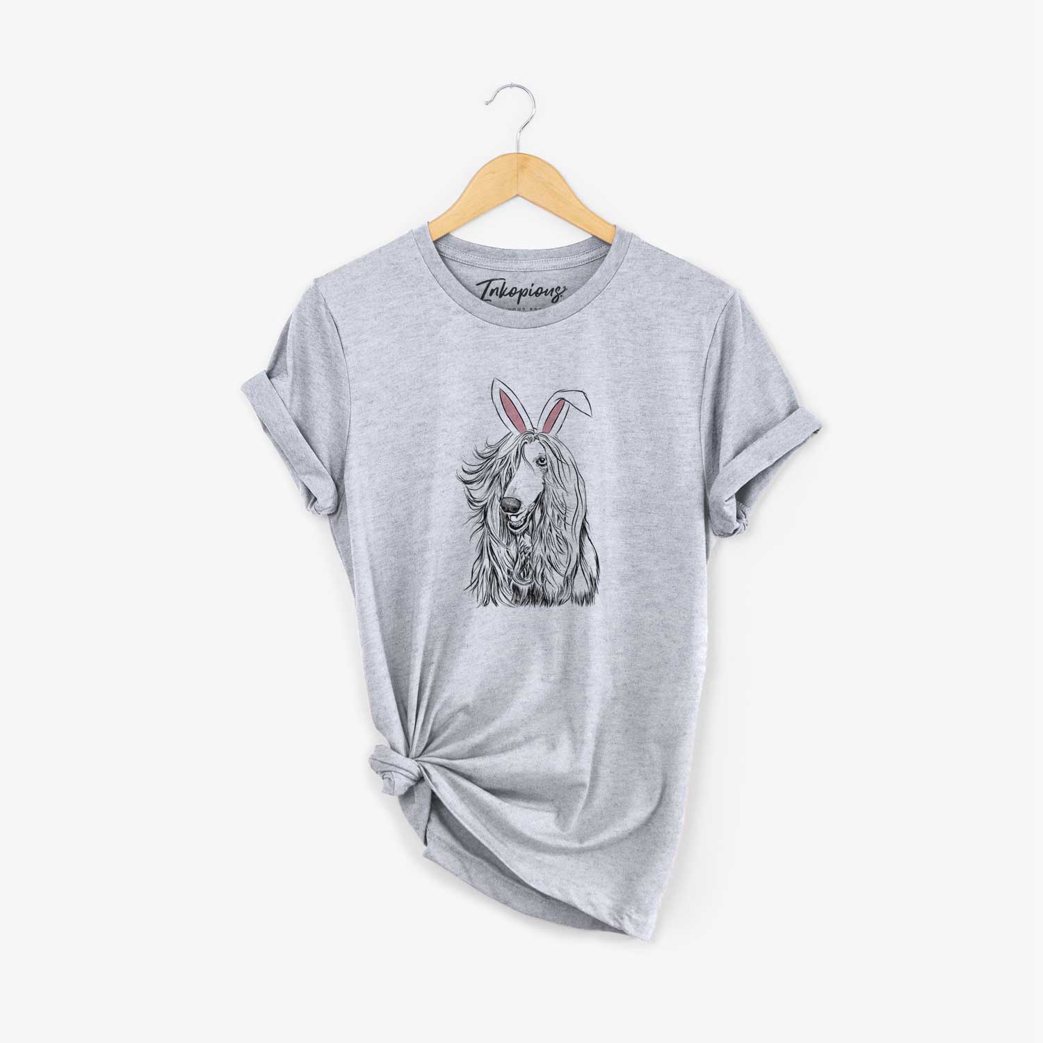 Easter Sterling the Afghan Hound - Unisex Crewneck - Image 6