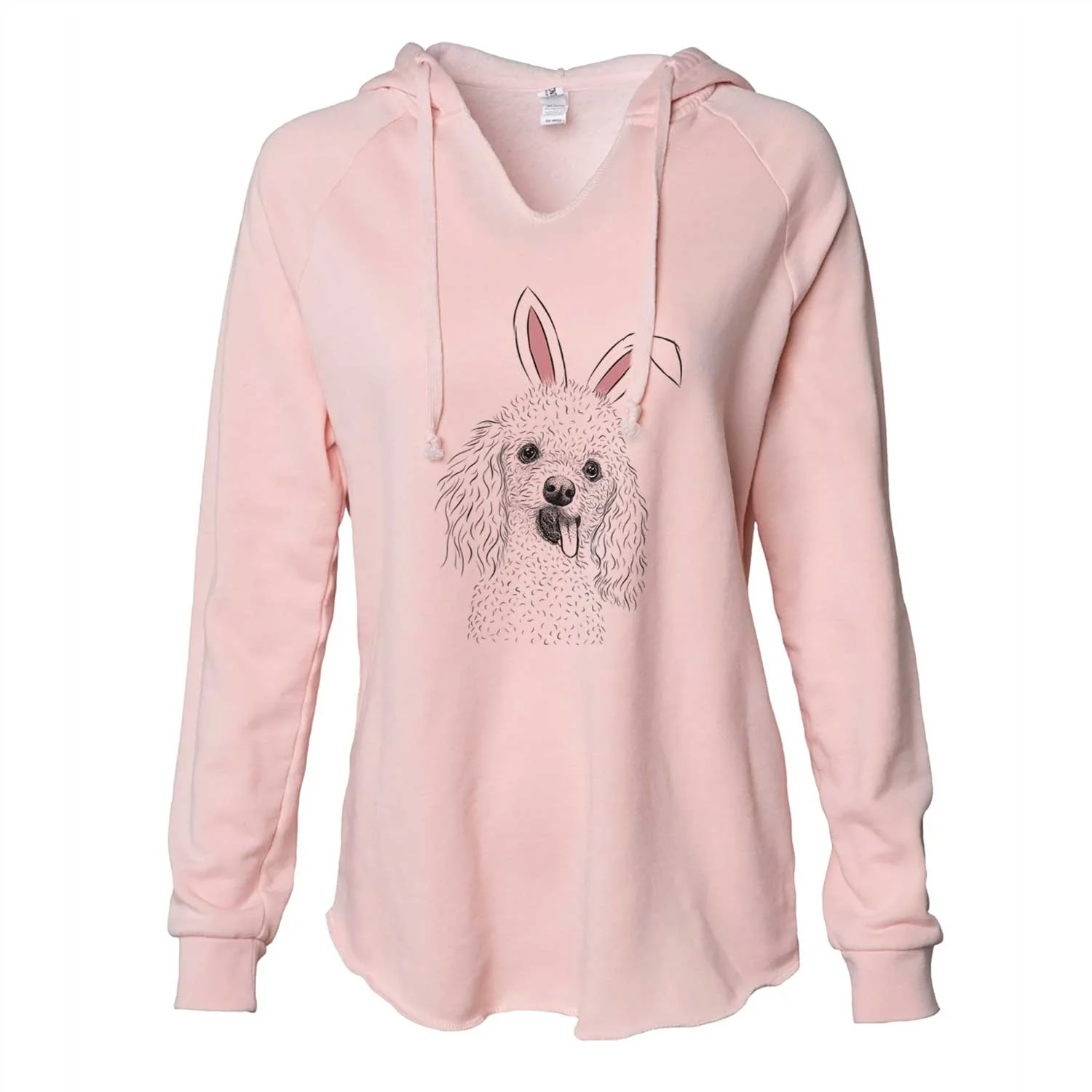 Easter Super Joey the Toy Poodle - Cali Wave Hooded Sweatshirt - Image 5