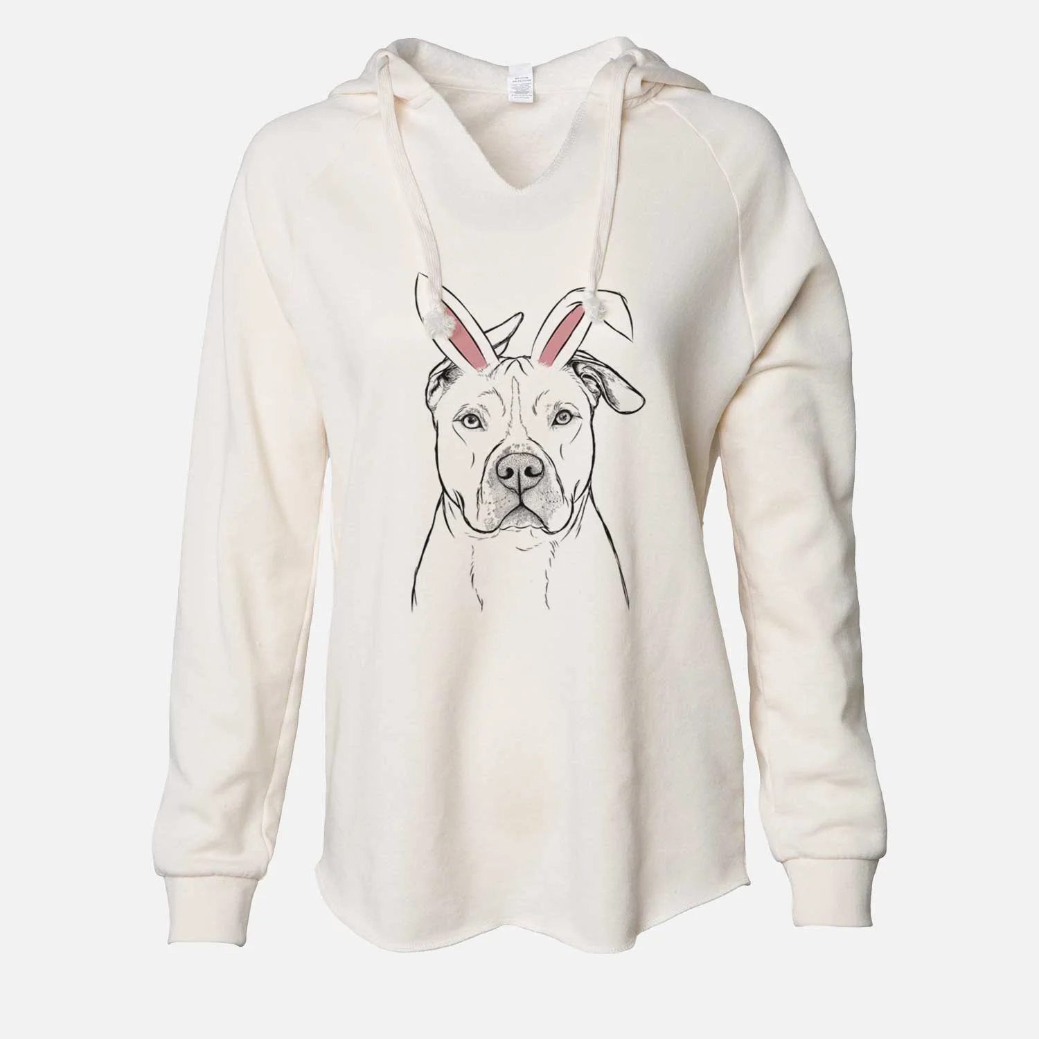 Easter Teddy Jam the Pitbull - Cali Wave Hooded Sweatshirt