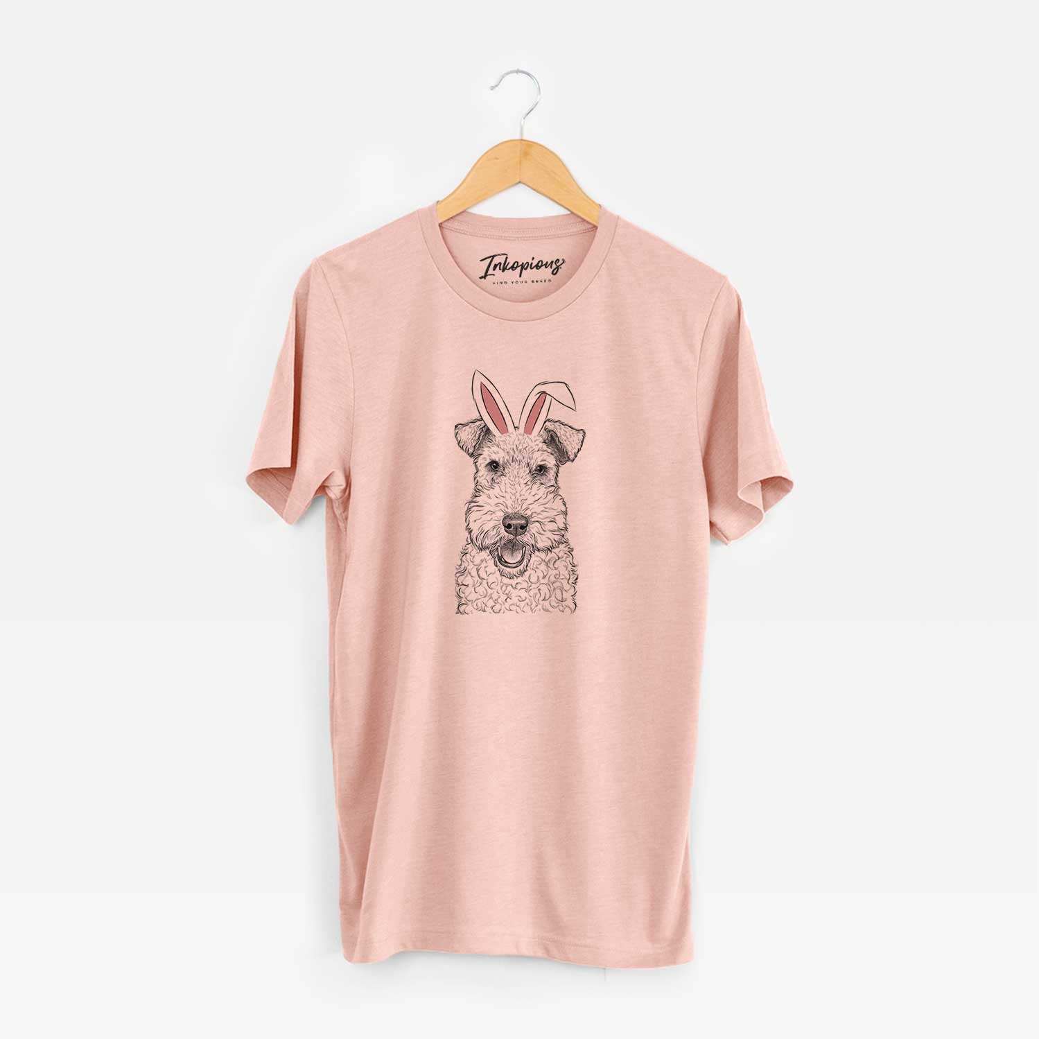 Easter Ted the Wire Fox Terrier - Unisex Crewneck - Image 7