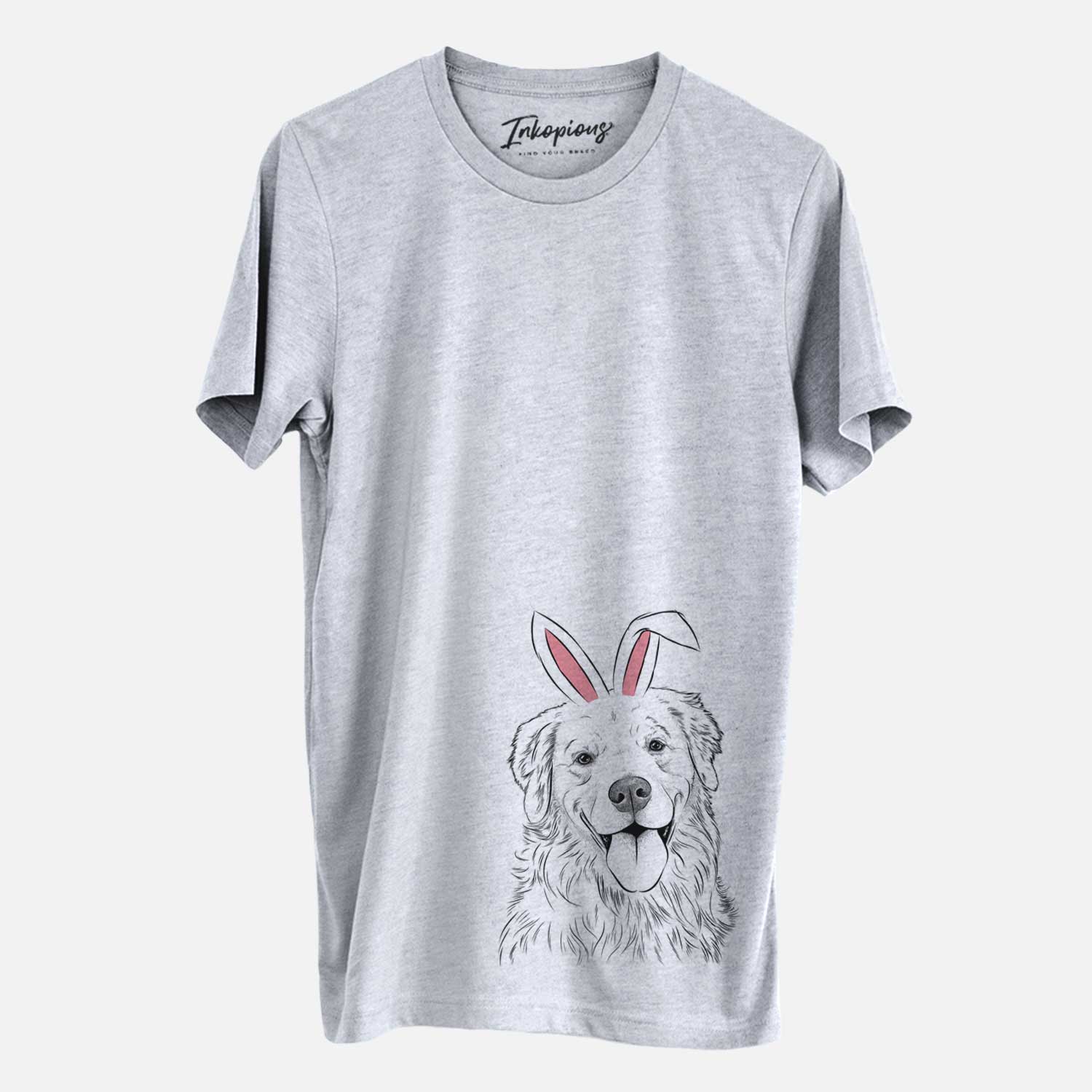 Easter Ticket the Golden Retriever - Unisex Crewneck - Image 2