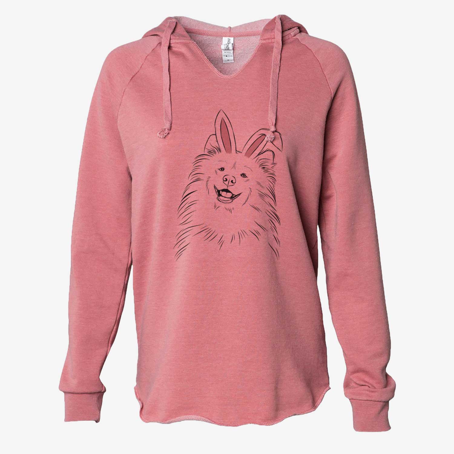Easter Tillie the Samoyed - Cali Wave Hooded Sweatshirt - Image 6