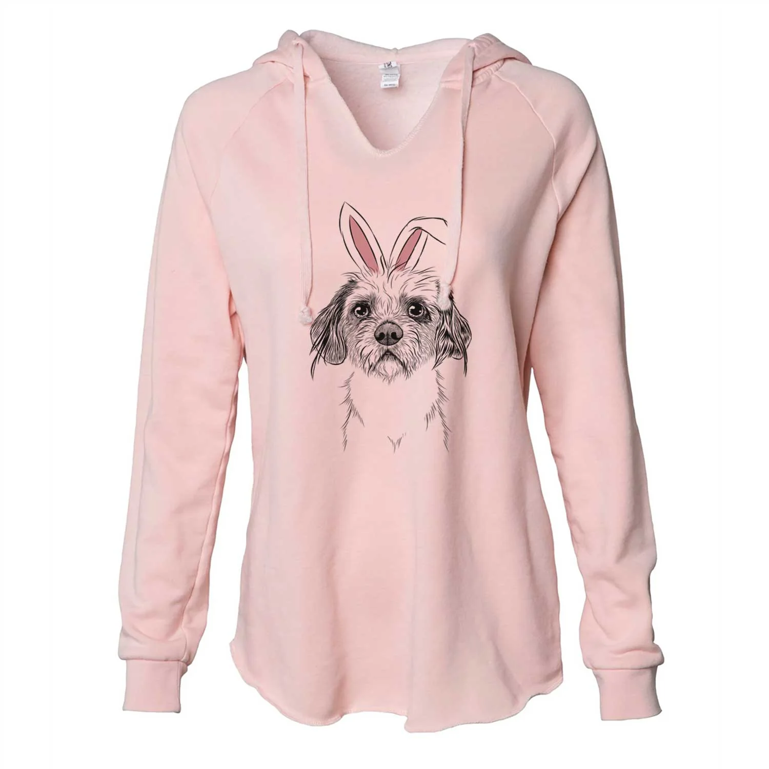 Easter Tiny Tucker the Mixed Breed - Cali Wave Hooded Sweatshirt - Image 5