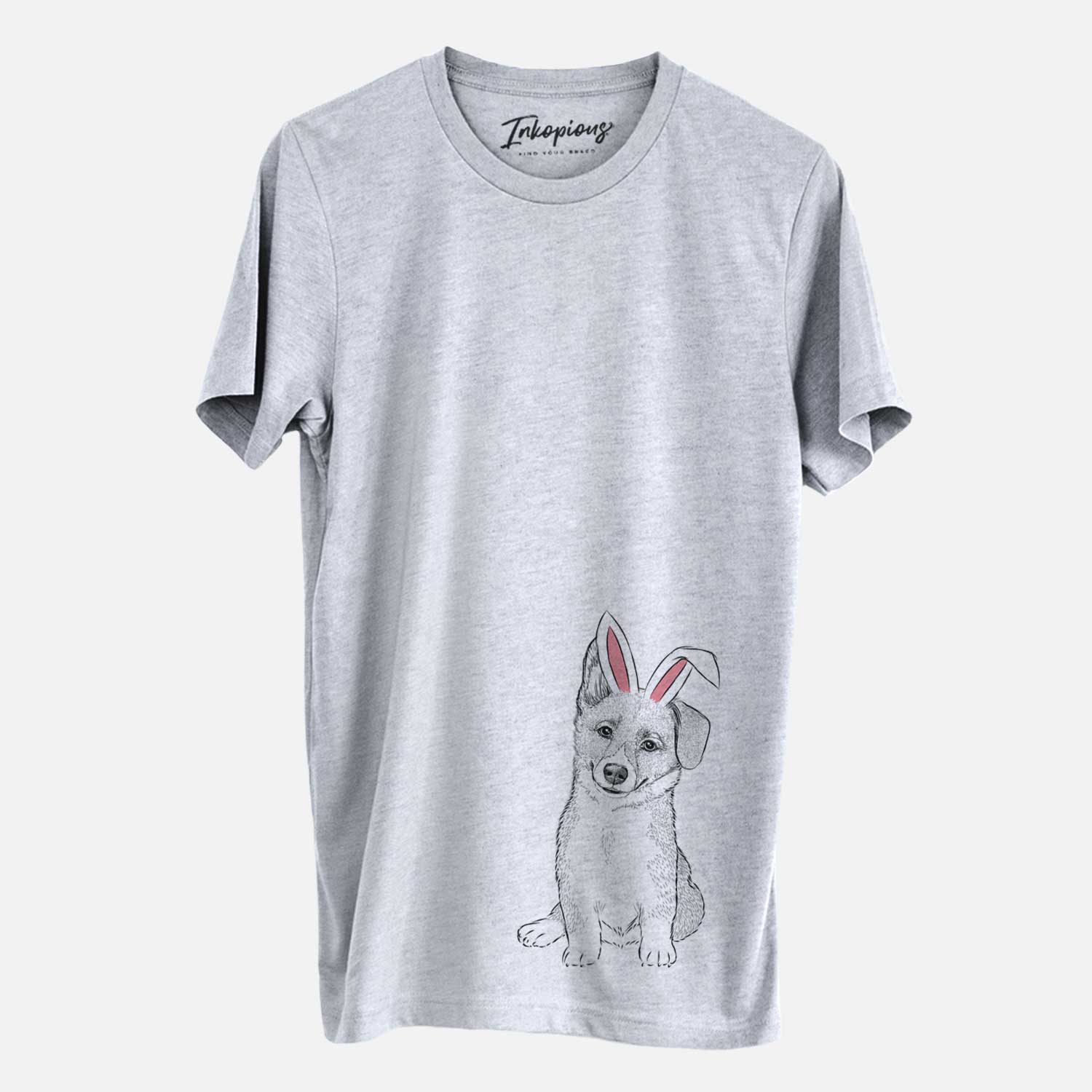 Easter Toby the Corgi Puppy - Unisex Crewneck - Image 2