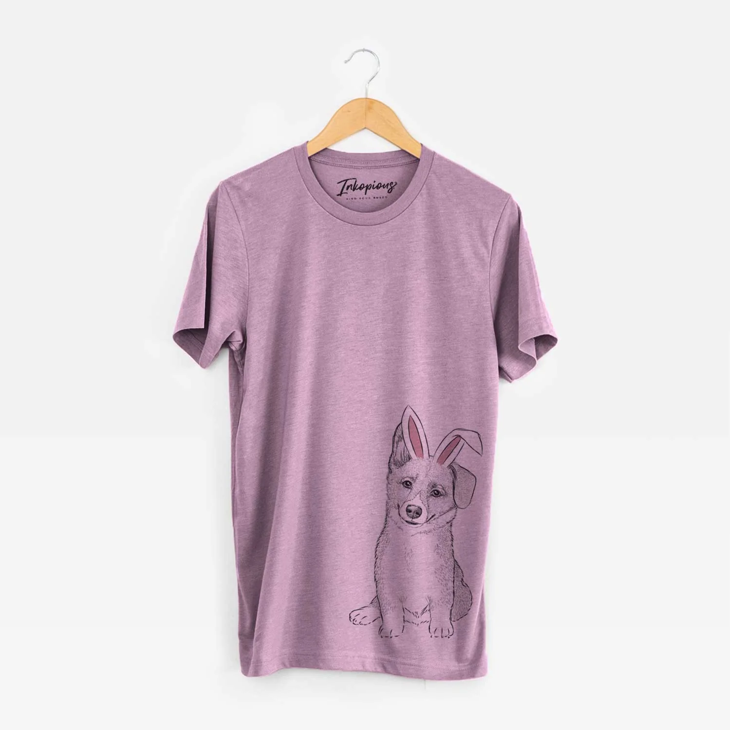 Easter Toby the Corgi Puppy - Unisex Crewneck - Image 4