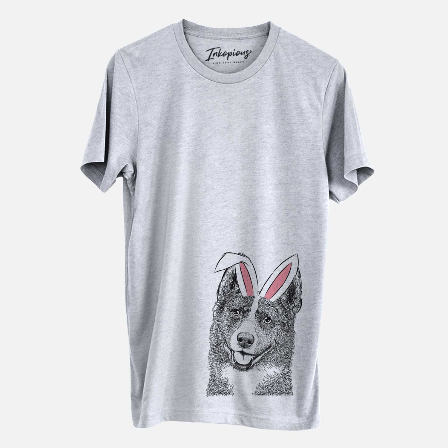 Easter Tosca the Karelian Bear Dog - Unisex Crewneck - Image 2