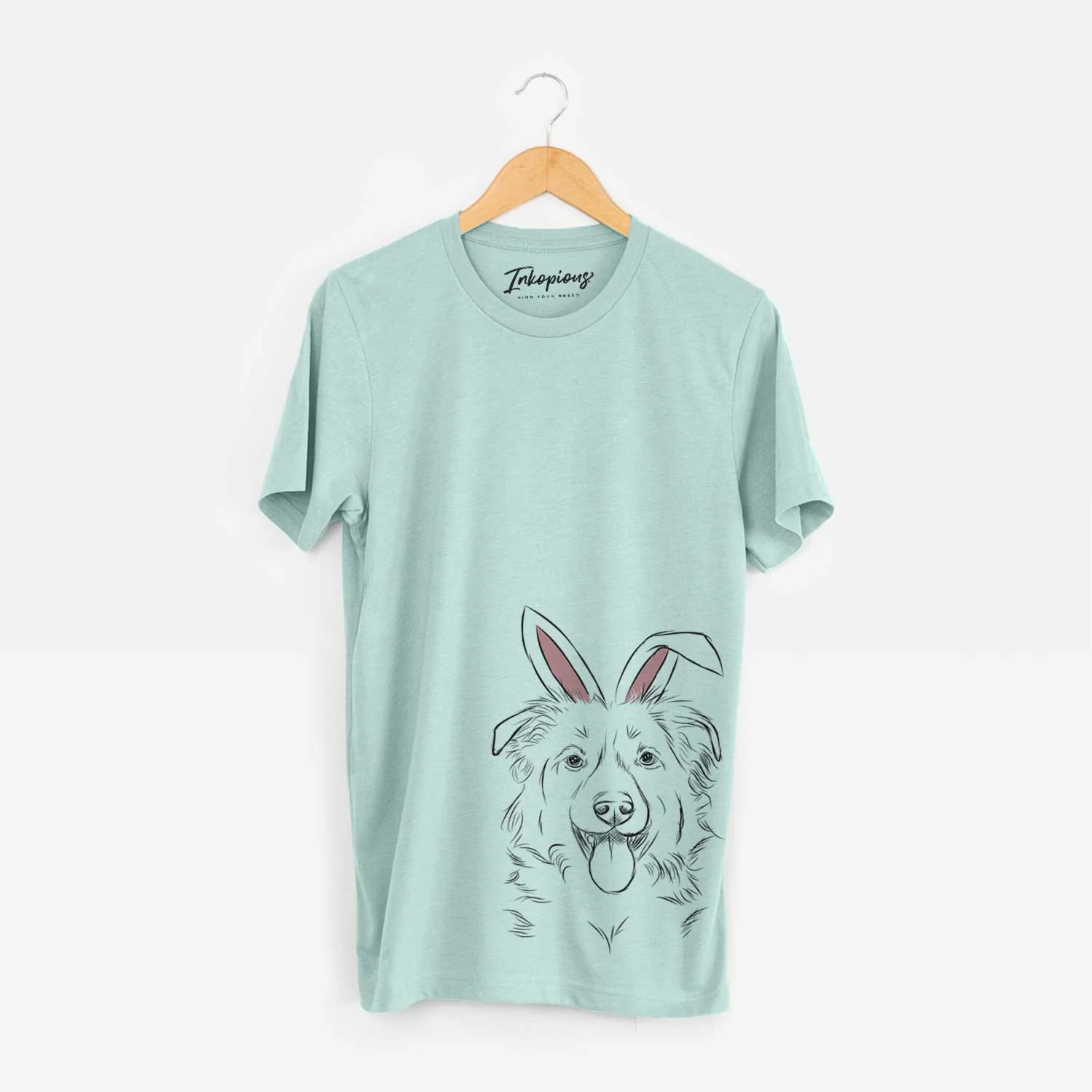 Easter Tucker the Collie Shepherd - Unisex Crewneck - Image 5