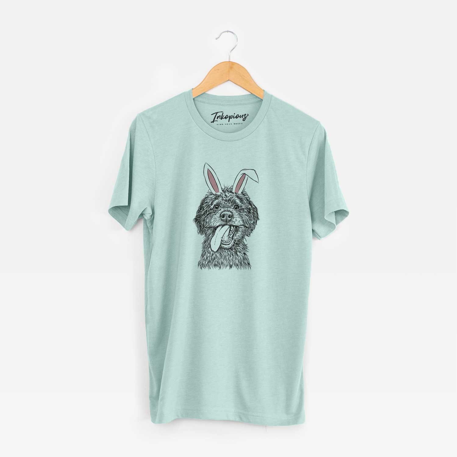 Easter Winnie the Mini Aussiedoodle - Unisex Crewneck - Image 9