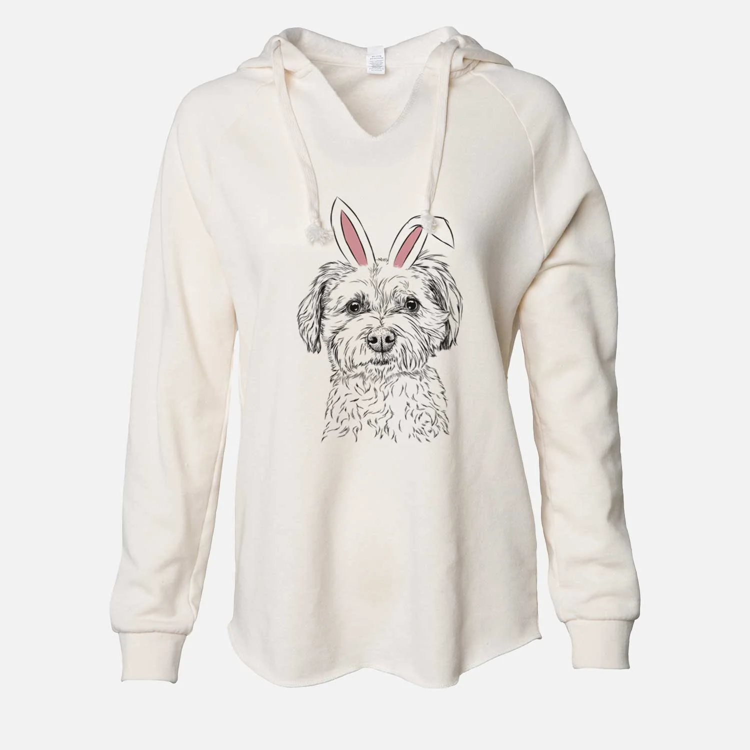 Easter Wyatt the Coton de Tulear - Cali Wave Hooded Sweatshirt