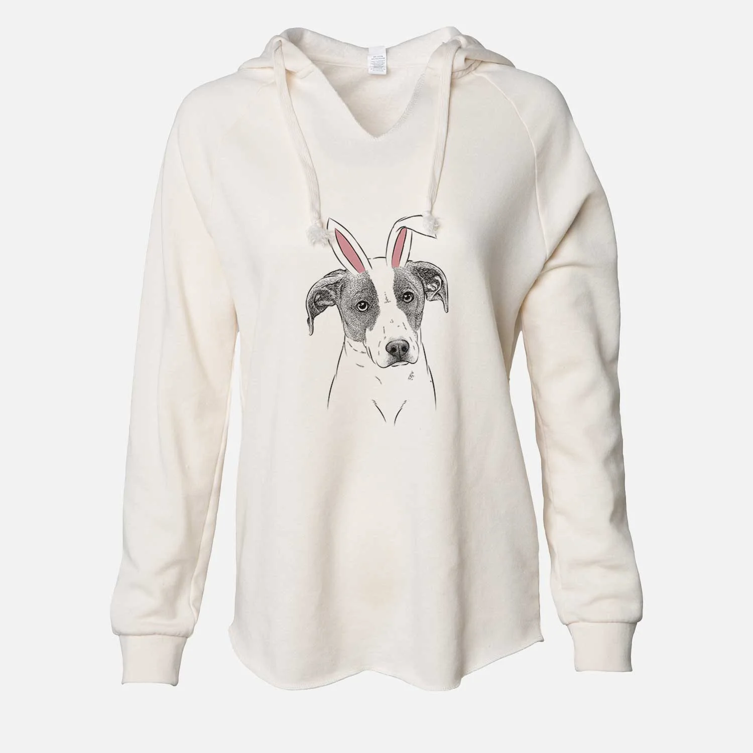 Easter Zephyr the Pointer Mix - Cali Wave Hooded Sweatshirt
