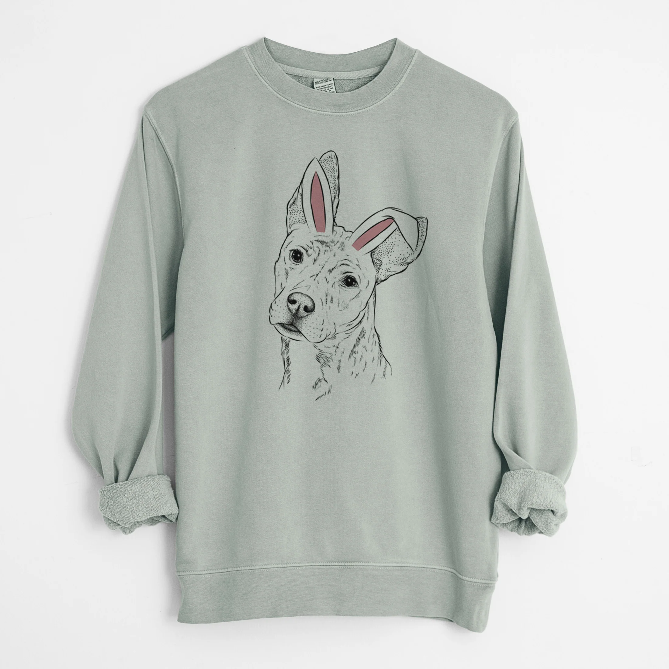 Easter Diesel the Mixed Breed - Unisex Pigment Dyed Crew Sweatshirt