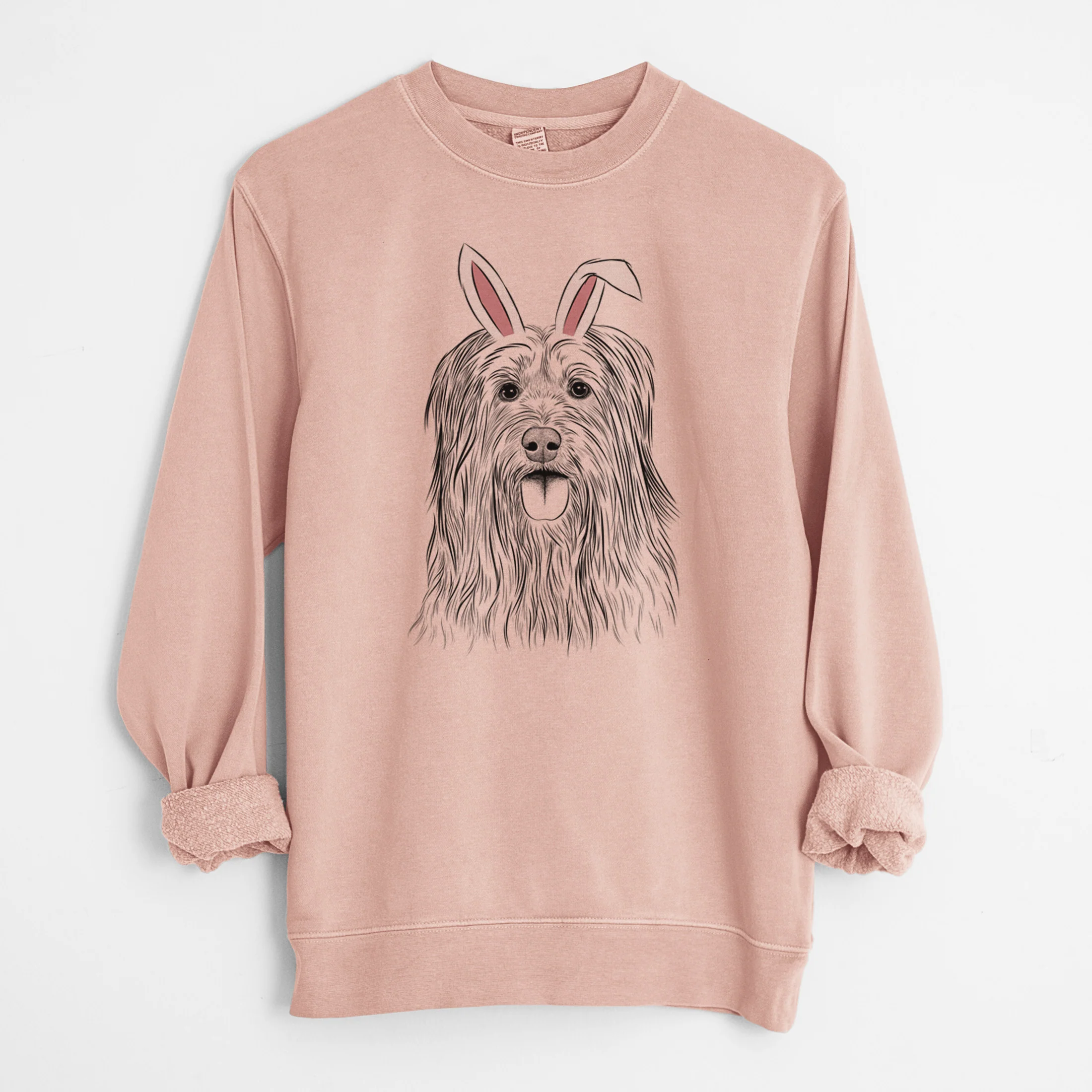 Easter Indy the Korean Sapsali - Unisex Pigment Dyed Crew Sweatshirt - Image 6