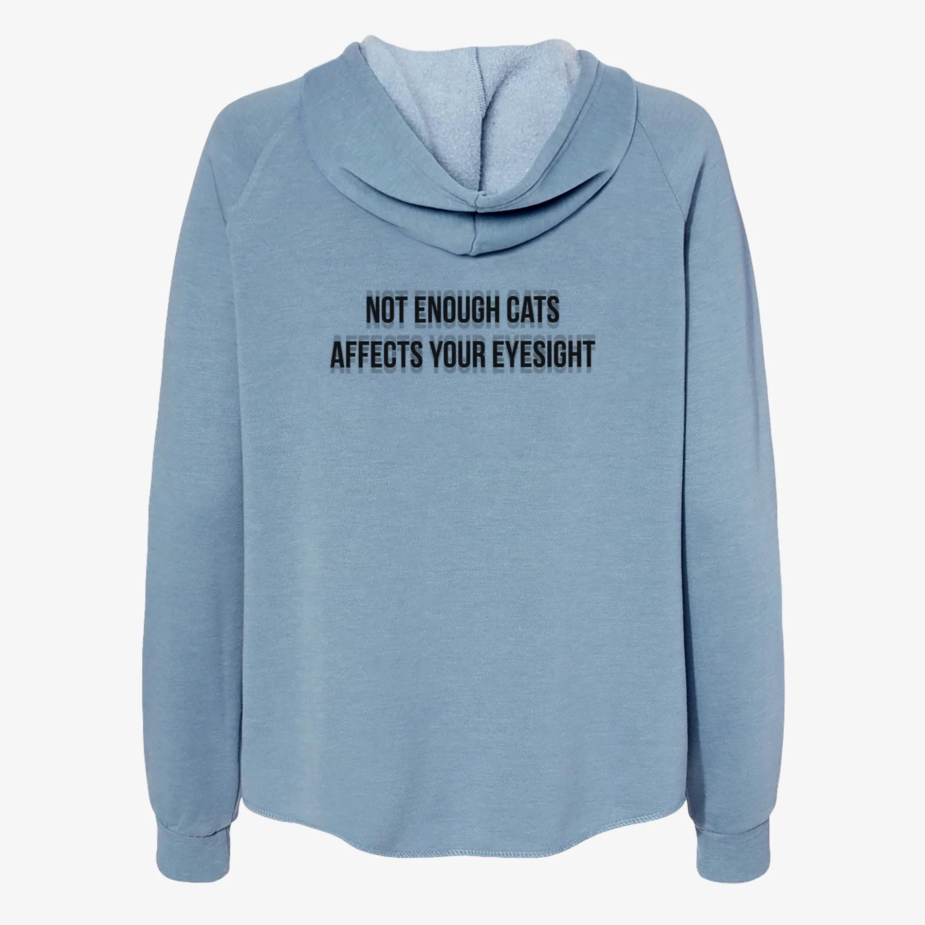 Not Enough Cats Affects Your Eyesight - Women's Cali Wave Zip-Up Sweatshirt - Image 6