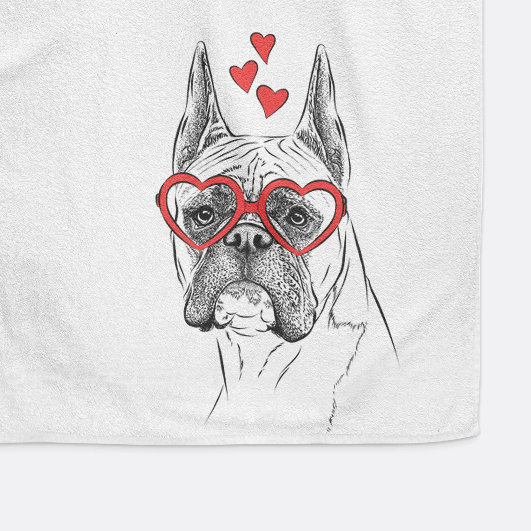 Ezra the Boxer Premium Hand Towel - Image 6