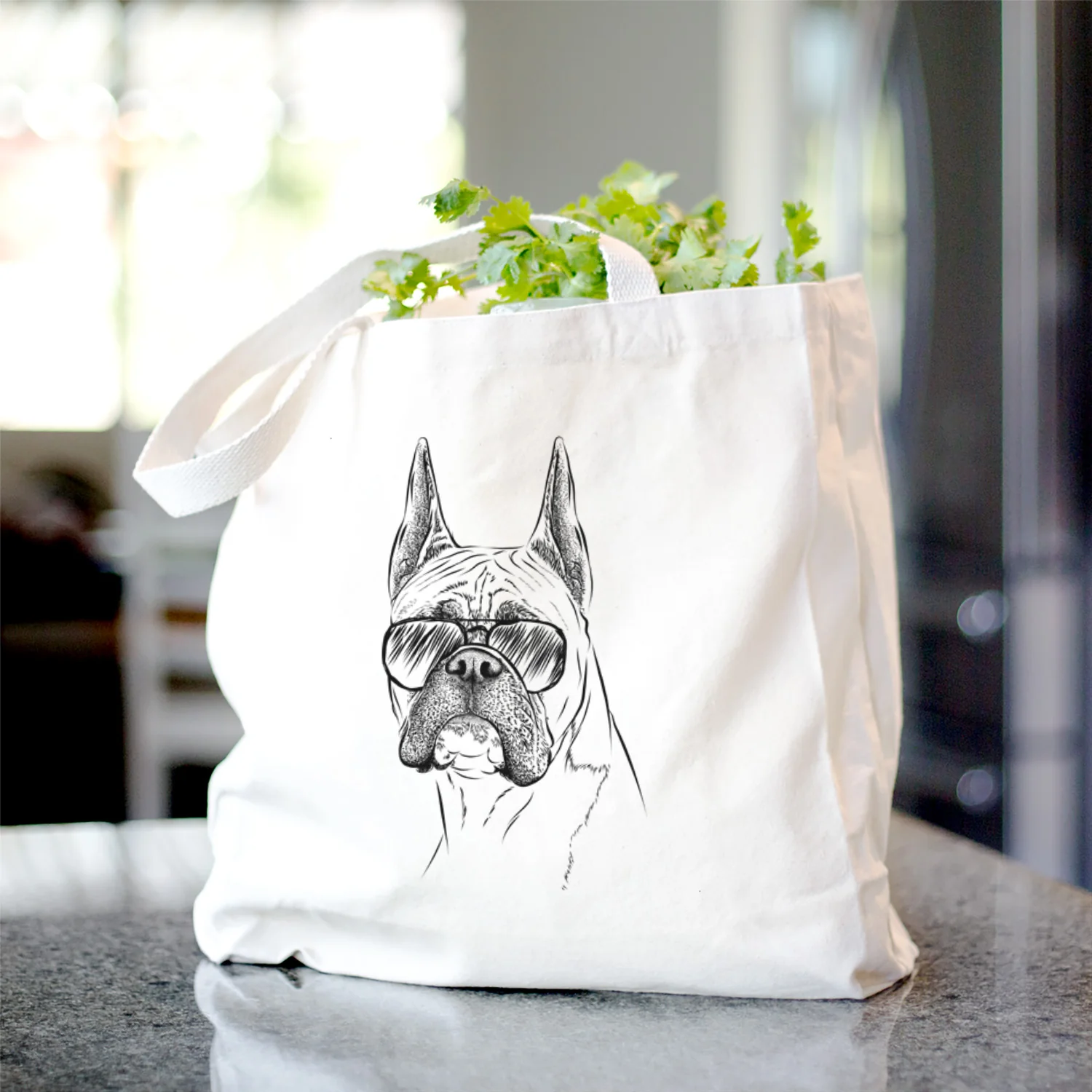 Ezra the Boxer - Tote Bag - Image 2