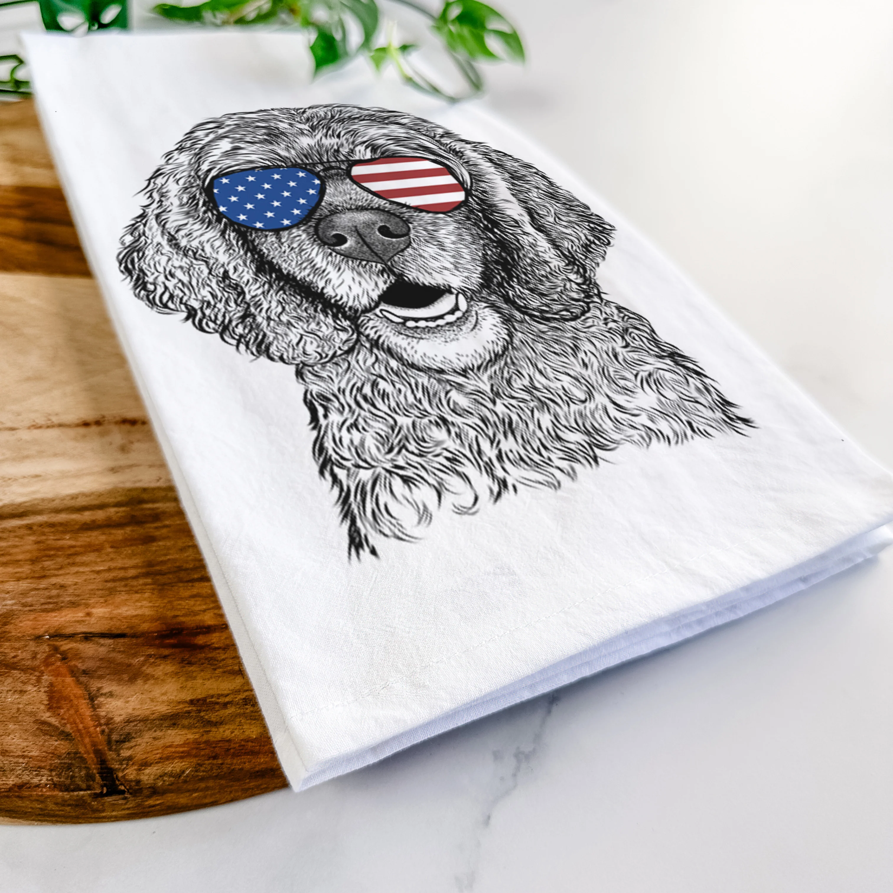Fannie Mae the Cocker Spaniel Tea Towel - Image 12