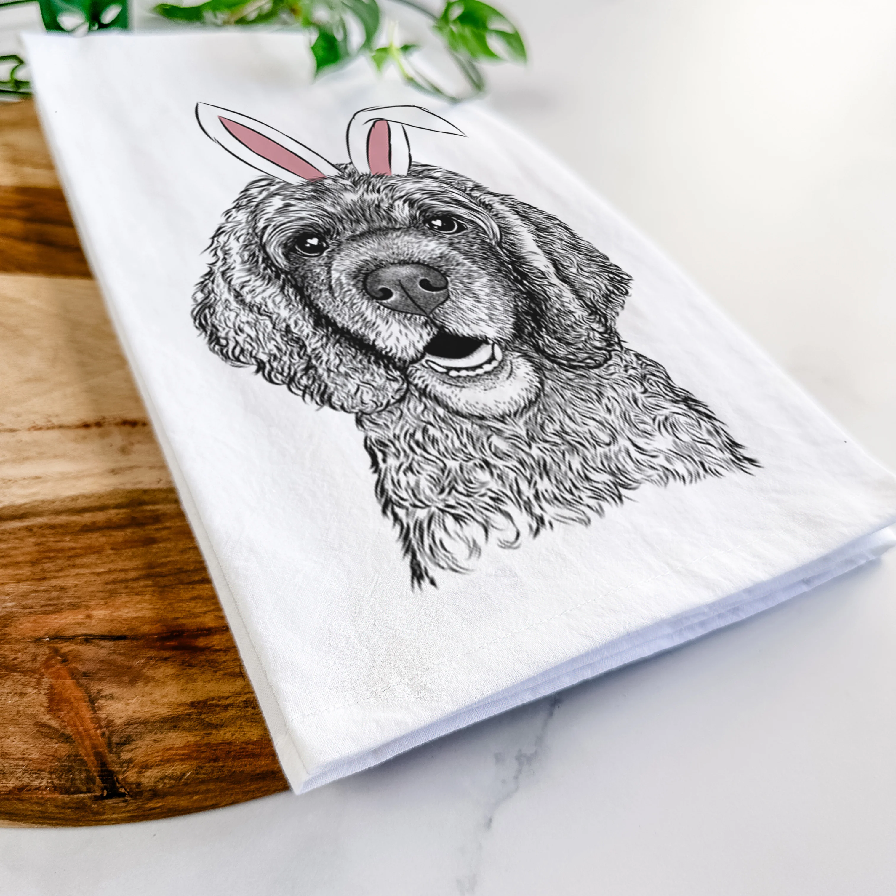 Fannie Mae the Cocker Spaniel Tea Towel - Image 14