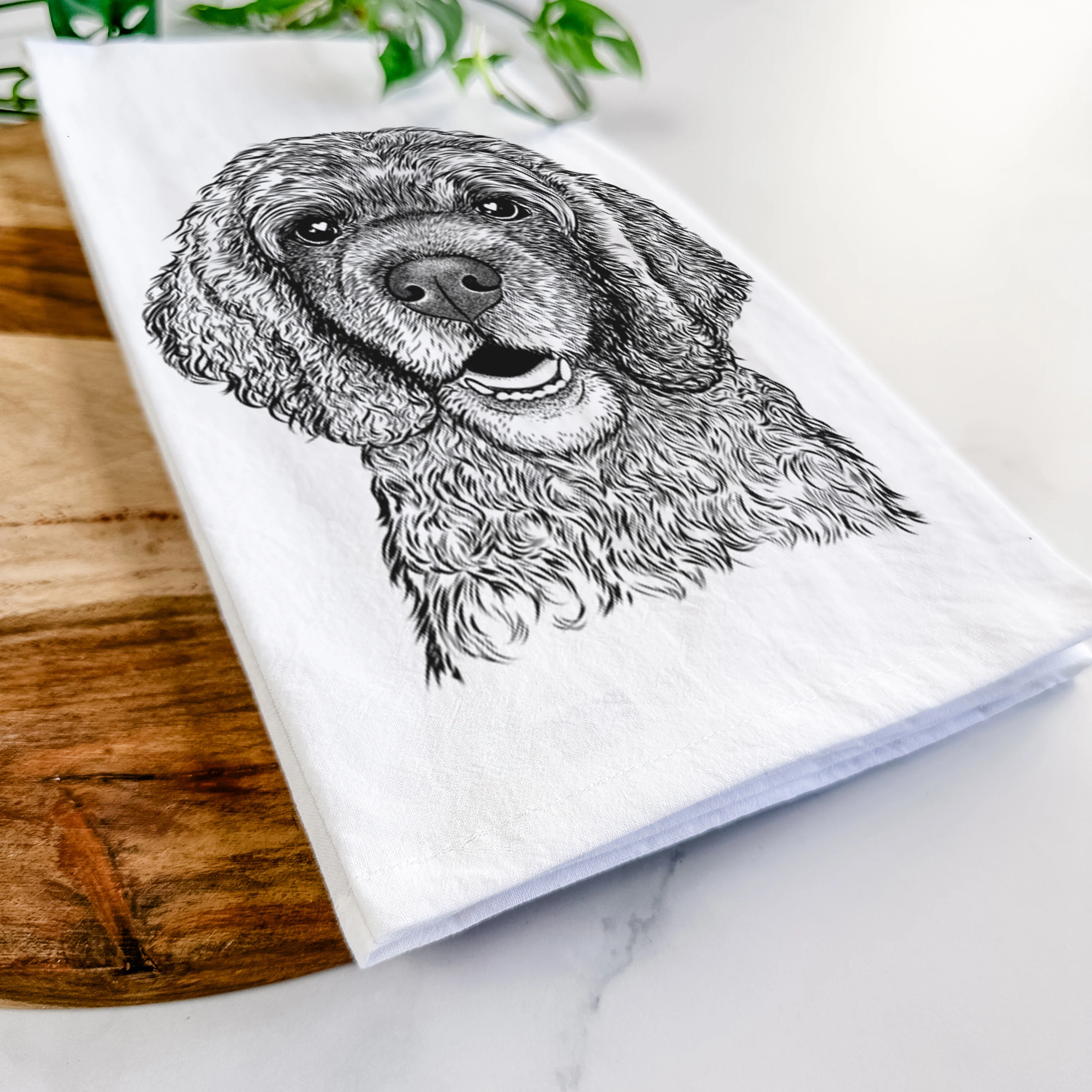 Fannie Mae the Cocker Spaniel Tea Towel - Image 5