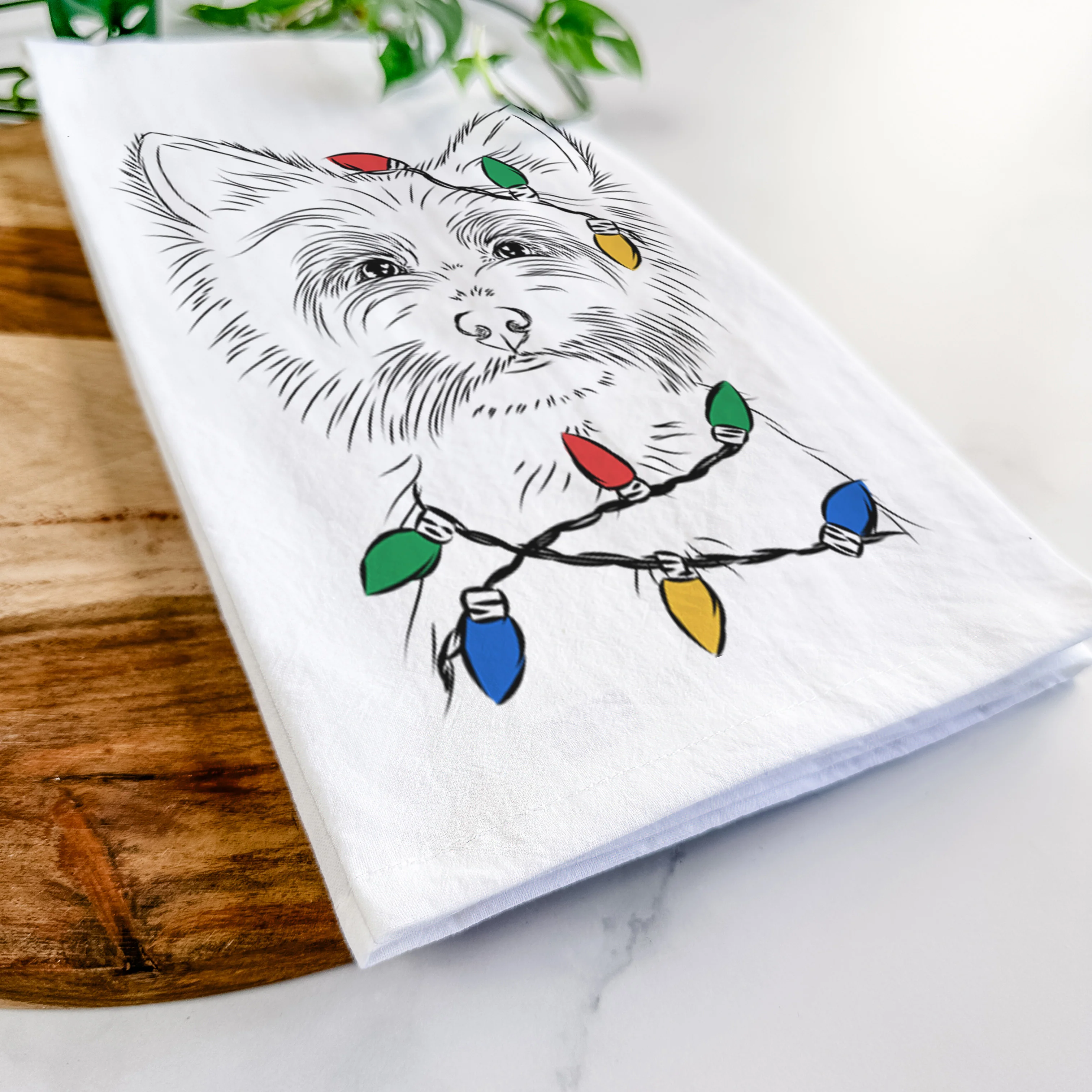 Farva the Yorkshire Terrier Tea Towel - Image 10
