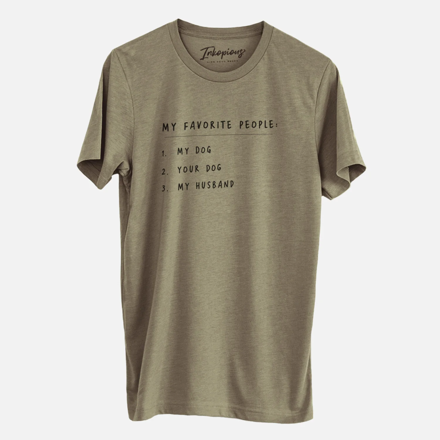 My Favorite People: Dog, Dog, Husband - Unisex Crewneck - Image 6