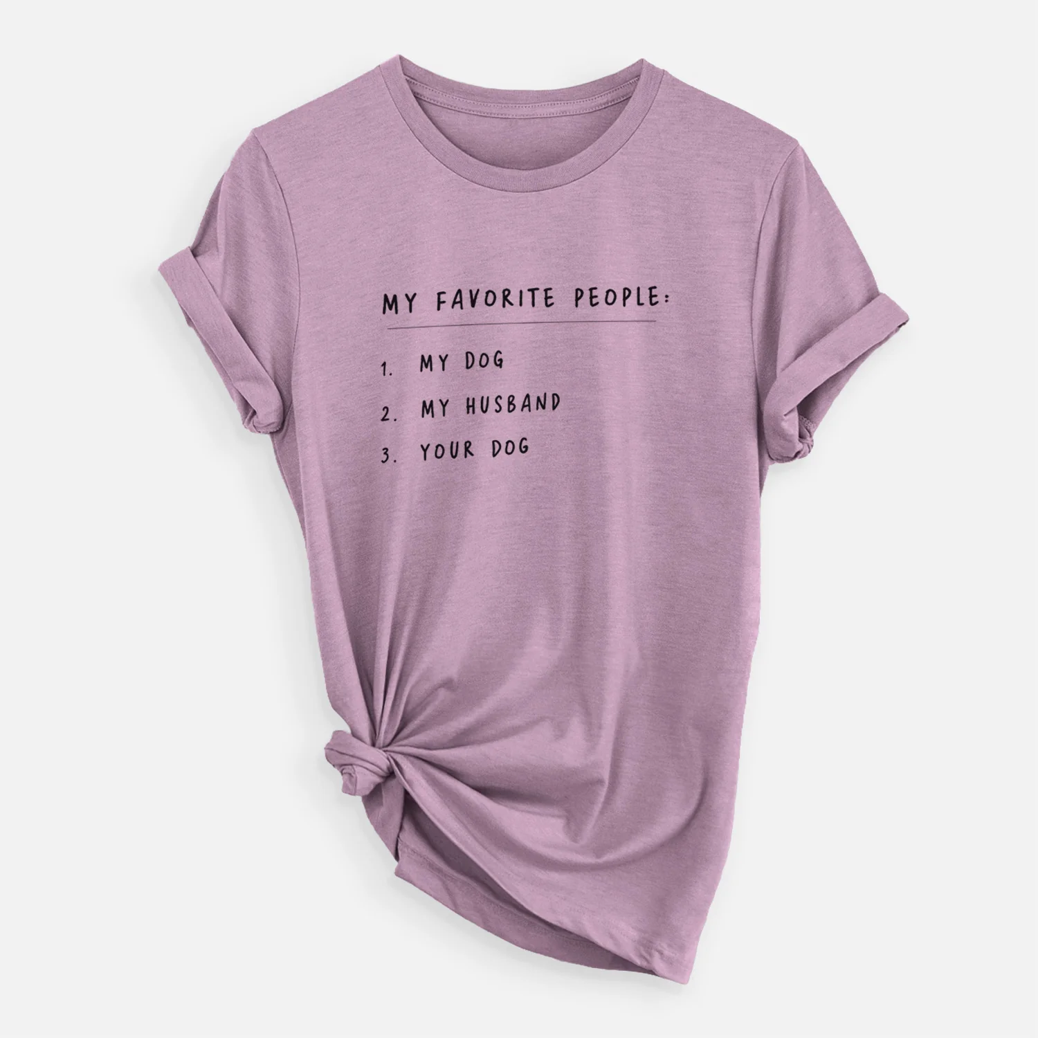 My Favorite People: Dog, Husband, Dog - Unisex Crewneck - Image 4