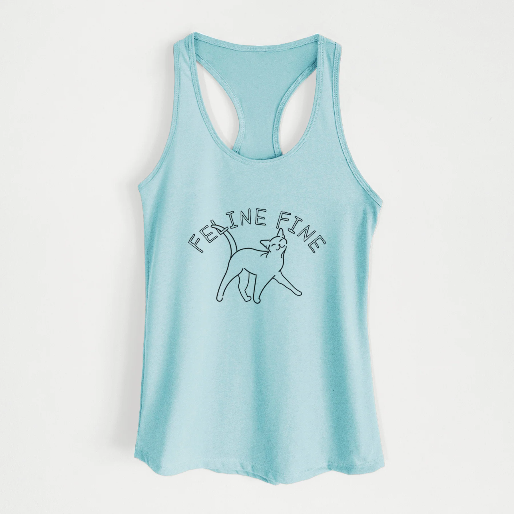 Feline Fine - Women's Racerback Tanktop - Image 2