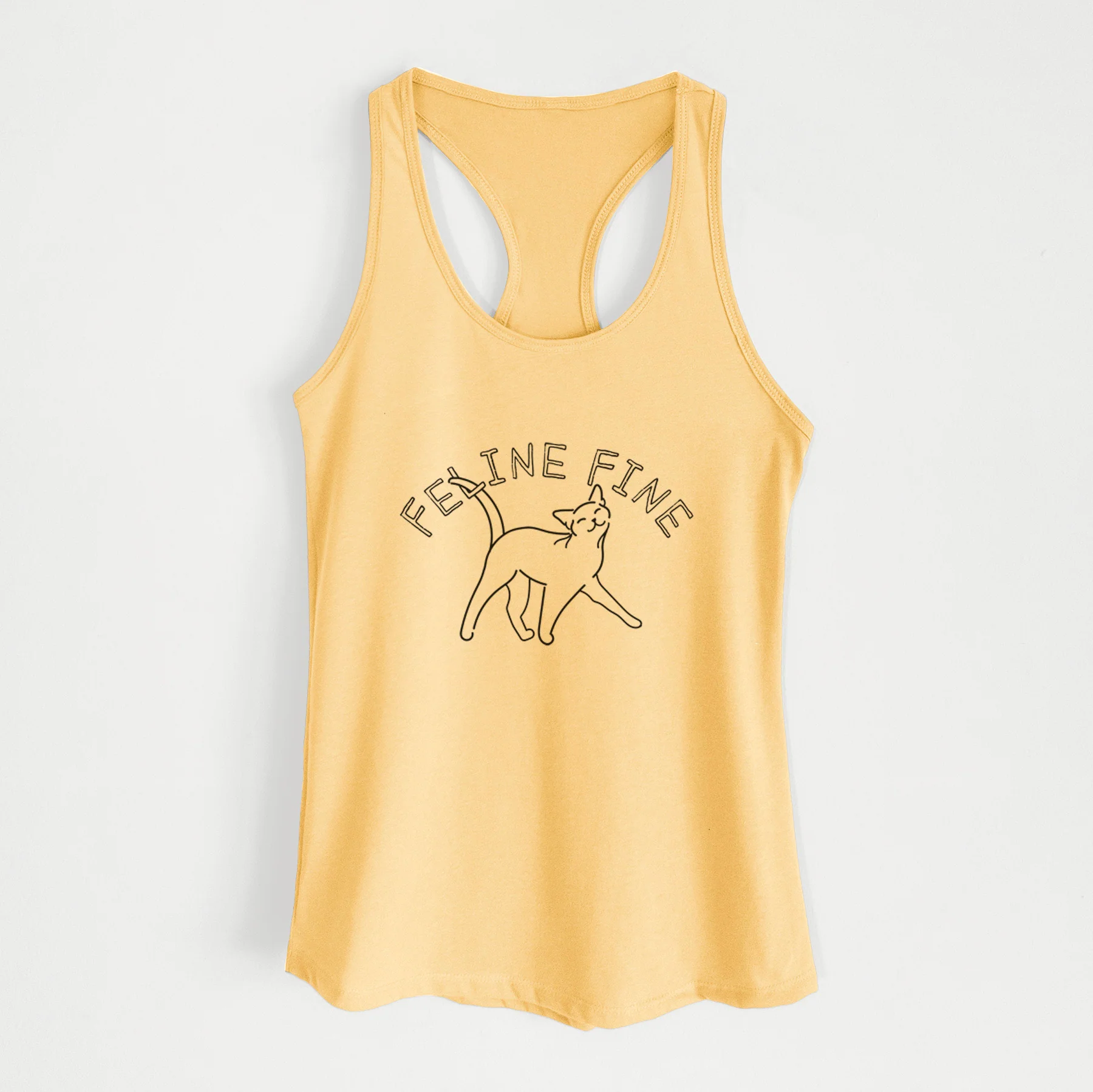 Feline Fine - Women's Racerback Tanktop - Image 3