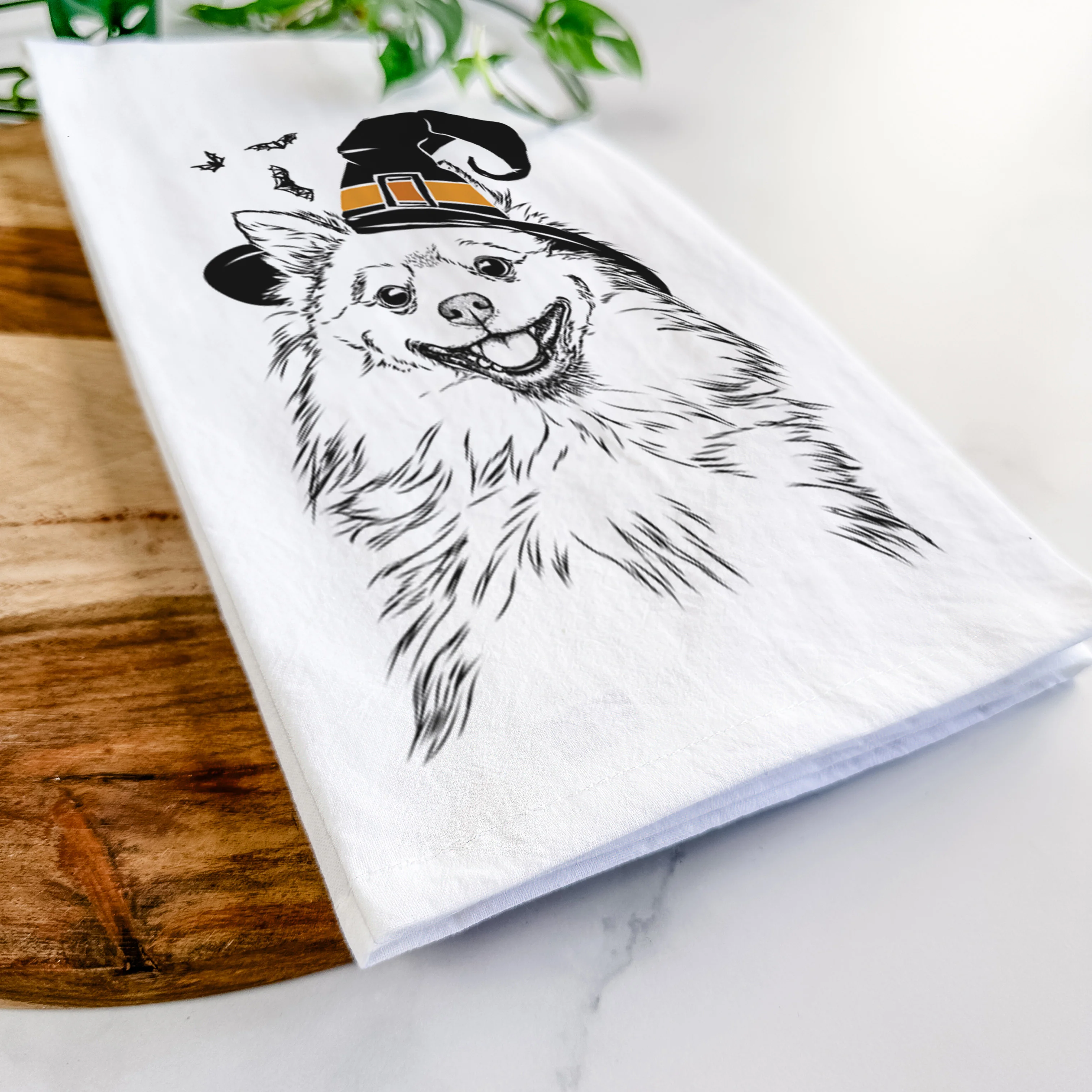 Fibi the Spitz Tea Towel - Image 8